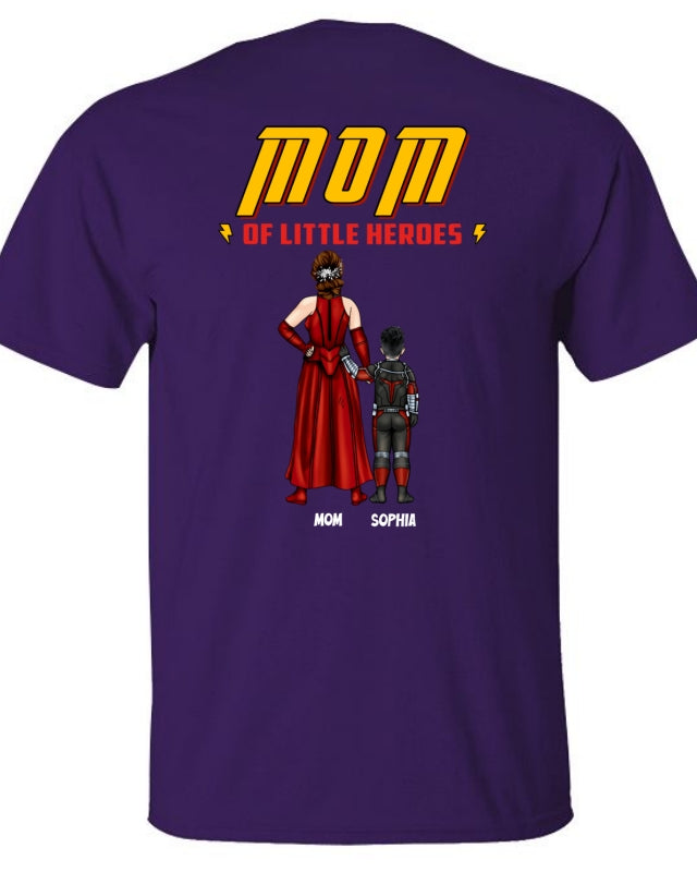Personalized Shirt Gifts For Mom, Mom Of Little Heroes Special Mother's Day Gift For Super Mom, Grandma HN03