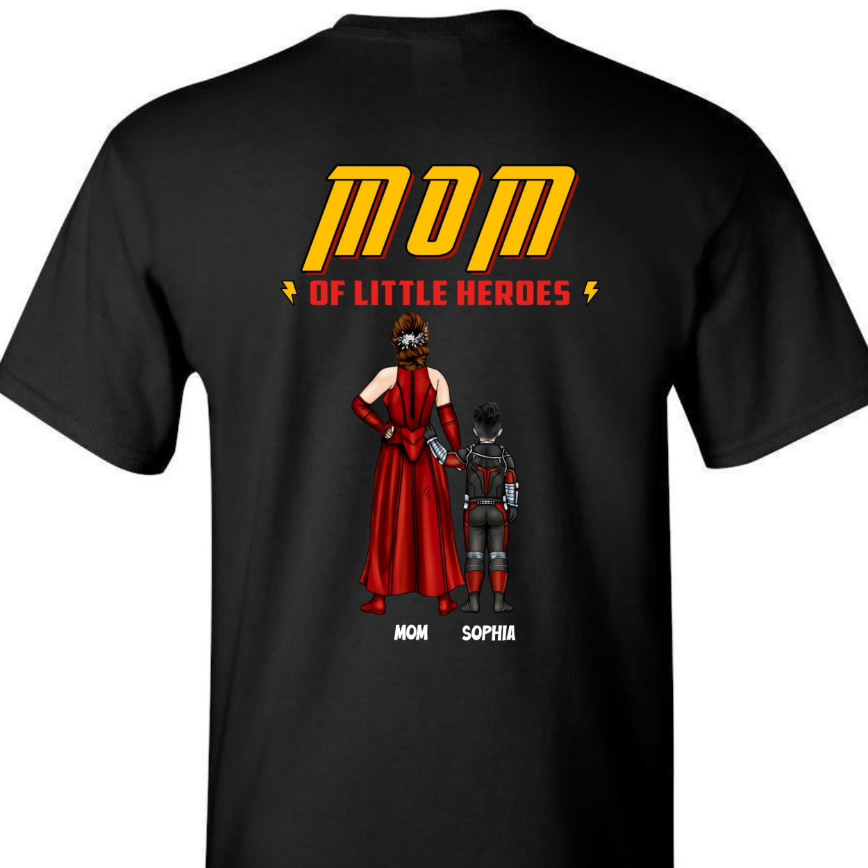 Personalized Shirt Gifts For Mom, Mom Of Little Heroes Special Mother's Day Gift For Super Mom, Grandma HN03