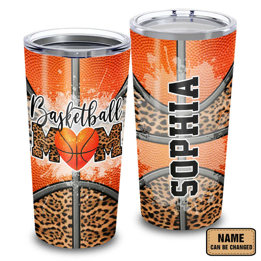 Best Personalized Mother's Day Gifts Tumbler - Custom Gift For Mother's Day, Presents for Mom - Basketball Mom Tumbler