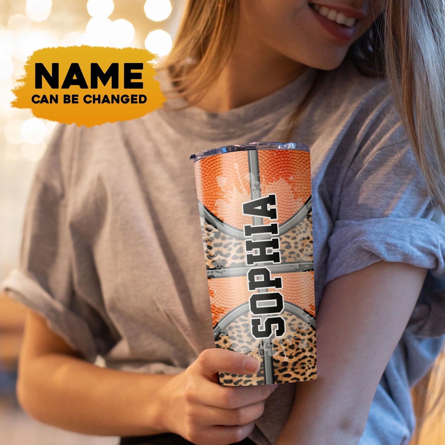 Best Personalized Mother's Day Gifts Tumbler - Custom Gift For Mother's Day, Presents for Mom - Basketball Mom Tumbler