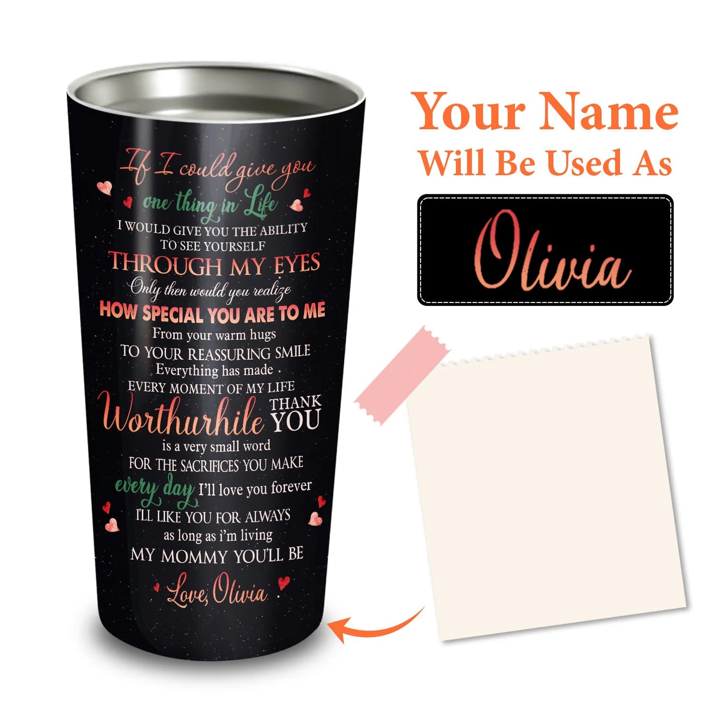 Best Personalized Mother's Day Gifts Tumbler - Custom Gift For Mother's Day, Presents for Mom - To My Wonderful Mom Tumbler