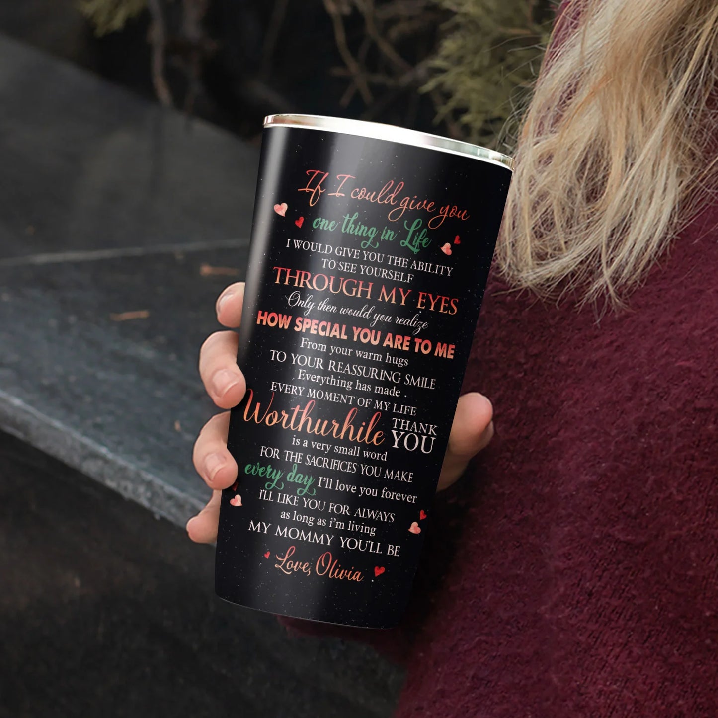 Best Personalized Mother's Day Gifts Tumbler - Custom Gift For Mother's Day, Presents for Mom - To My Wonderful Mom Tumbler