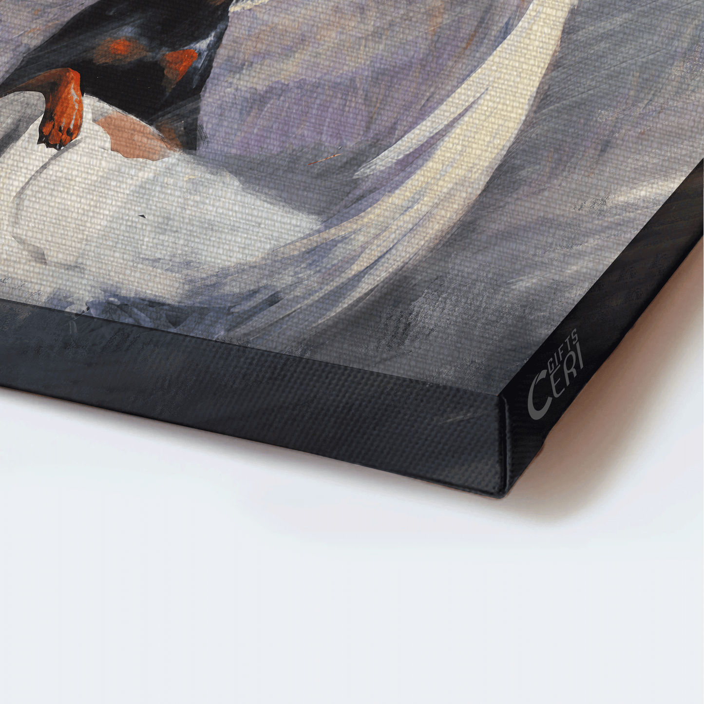 Doberman Landscape Canvas- Doberman dog, Big wings, Beautiful night canvas- Gift for Doberman lover