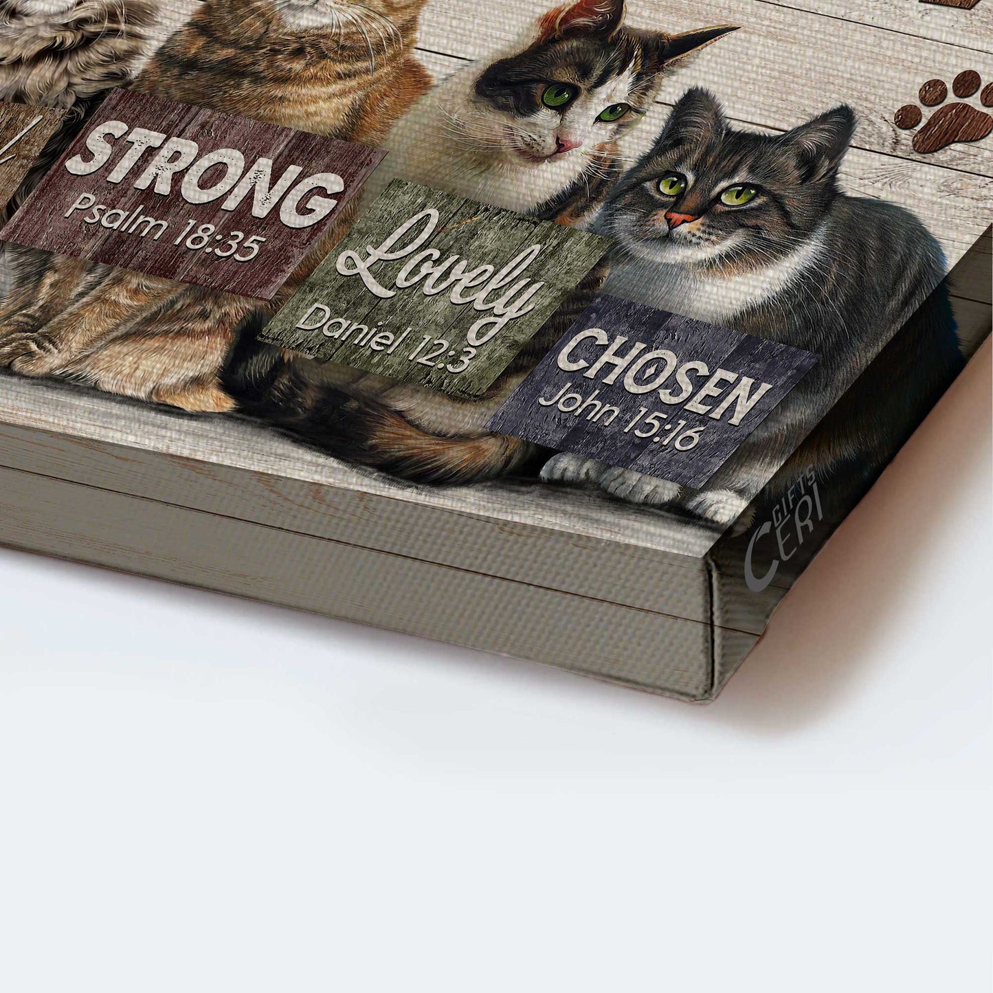 Jesus Landscape Canvas- Amazing Cat Landscape Canvas- Gift For Christian, Gift For Cat Lover- God Says You Are