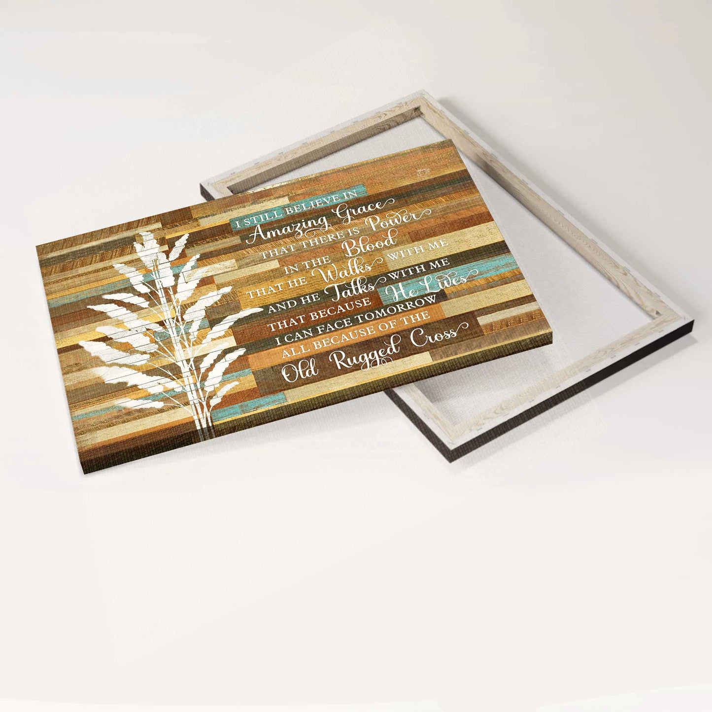 Jesus Landscape Canvas- Jesus painting, Reed- Gift for Christian- I still believe in amazing grace - Landscape Canvas Prints, Wall Art