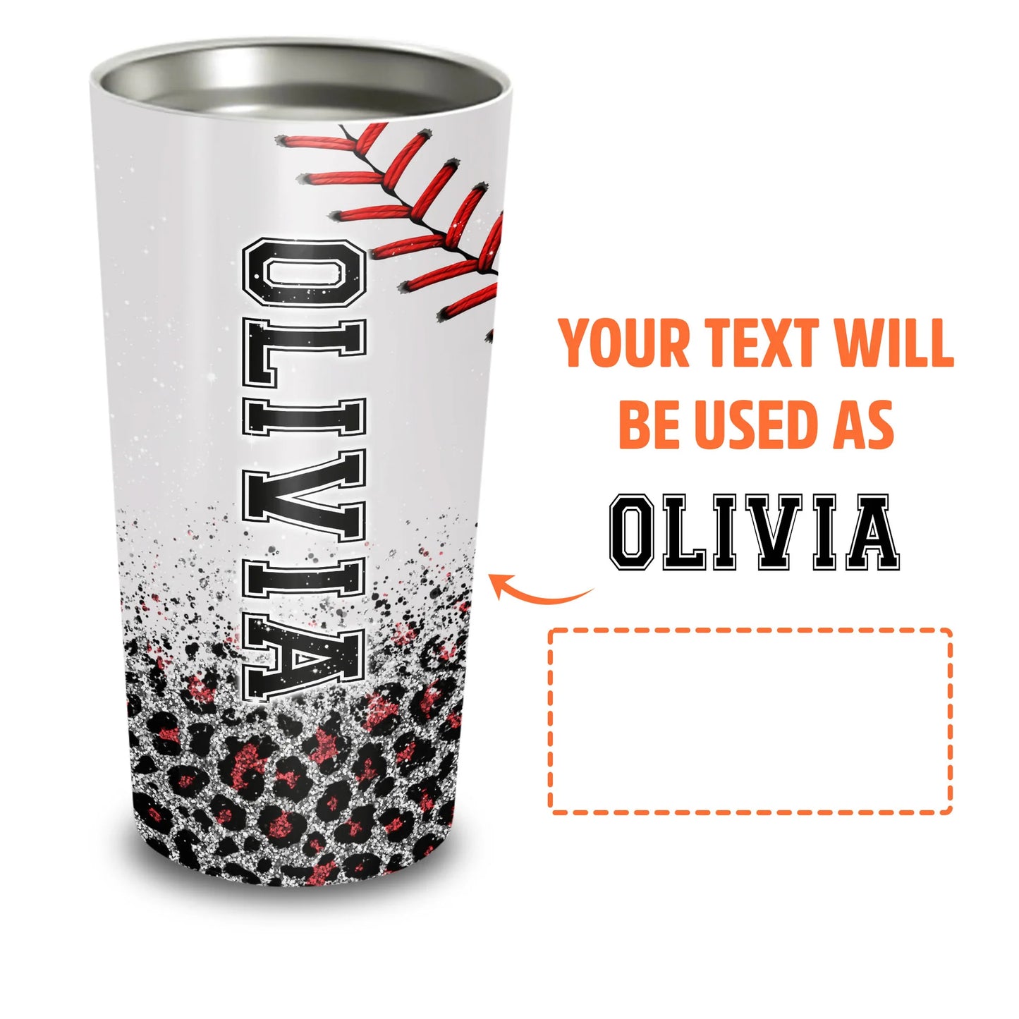 Best Personalized Mother's Day Gifts Tumbler - Custom Gift For Mother's Day, Presents for Mom - Baseball Mom Tumbler