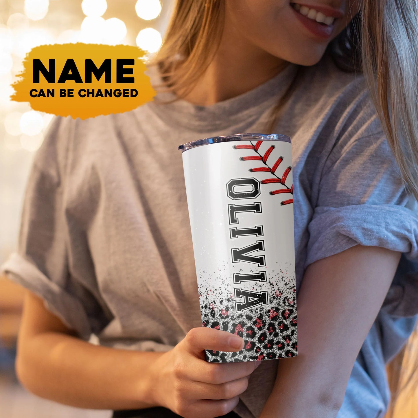 Best Personalized Mother's Day Gifts Tumbler - Custom Gift For Mother's Day, Presents for Mom - Baseball Mom Tumbler