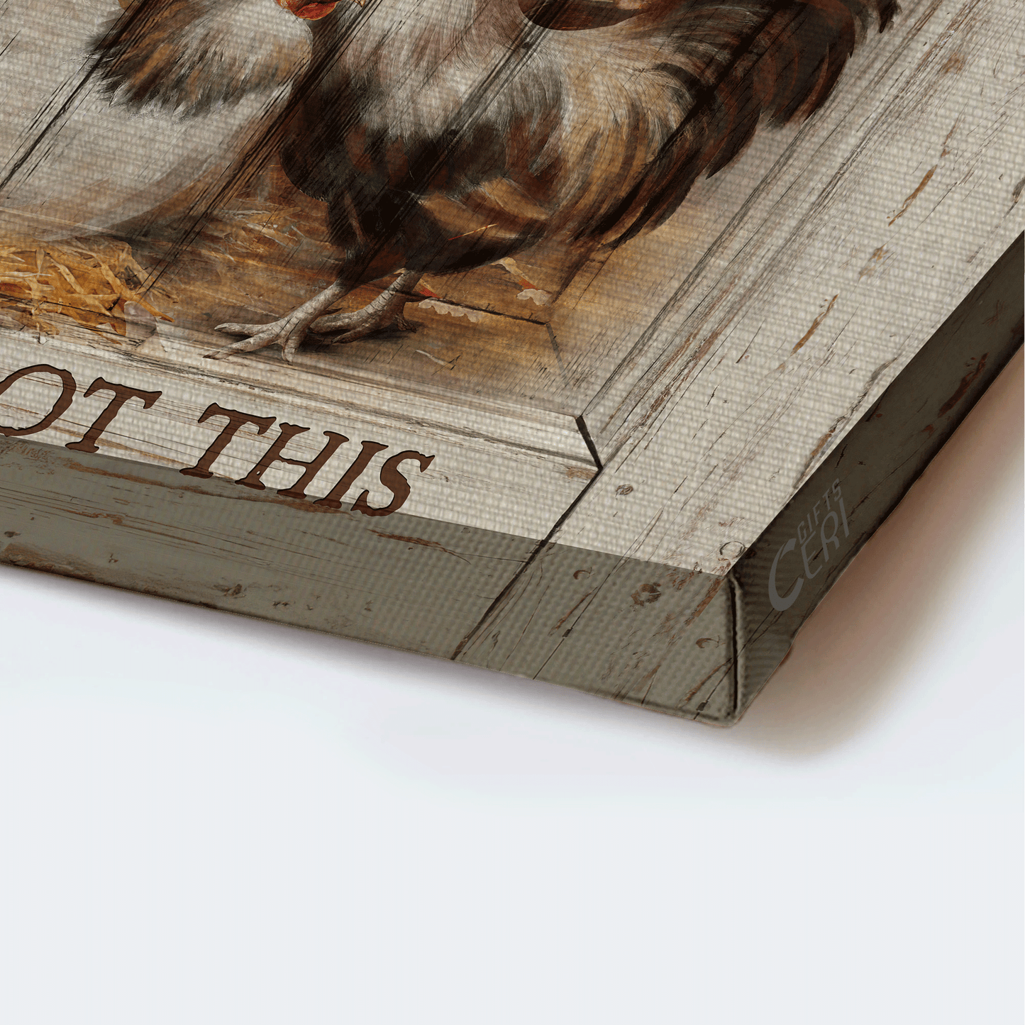 Couple Landscape Canvas - Male chicken, Female chicken, Farm life Canvas - Gift for Family, Couple - You and me Family Landscape Canvas