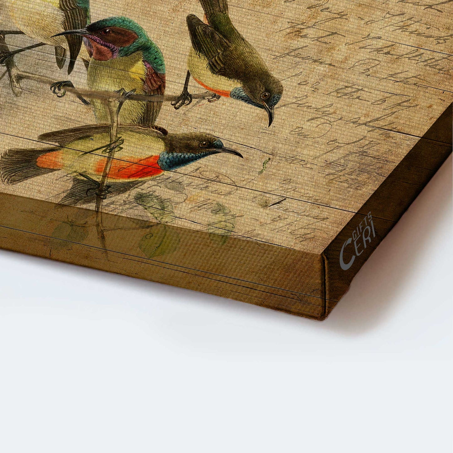 Jesus Landscape Canvas- Amazing Hummingbird, Cranberry Tree Landscape Canvas- Gift For Christian- Just Breathe Canvas