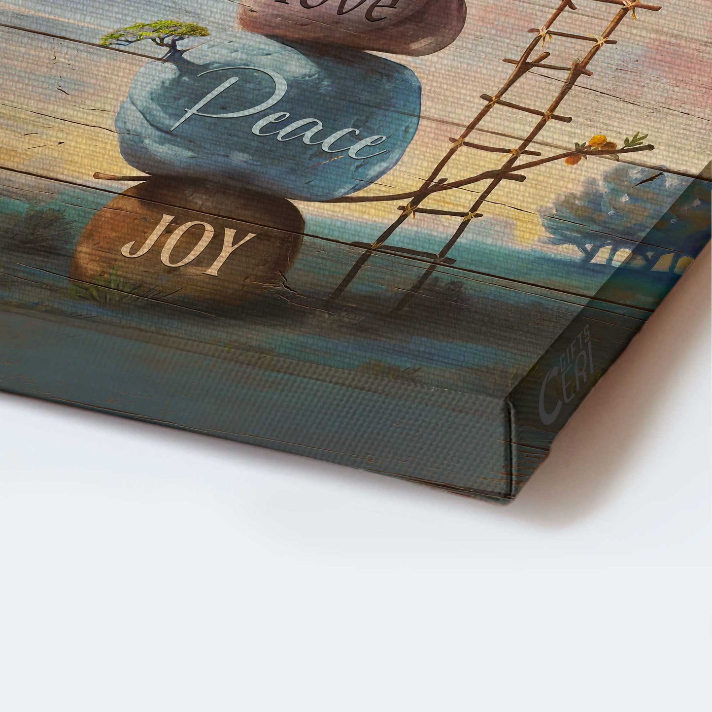 Jesus Portrait Canvas- Rock painting, Colorful sky, Red cardinal, Today I choose joy- Gift for Christian - Portrait Canvas Prints, Christian Wall Art