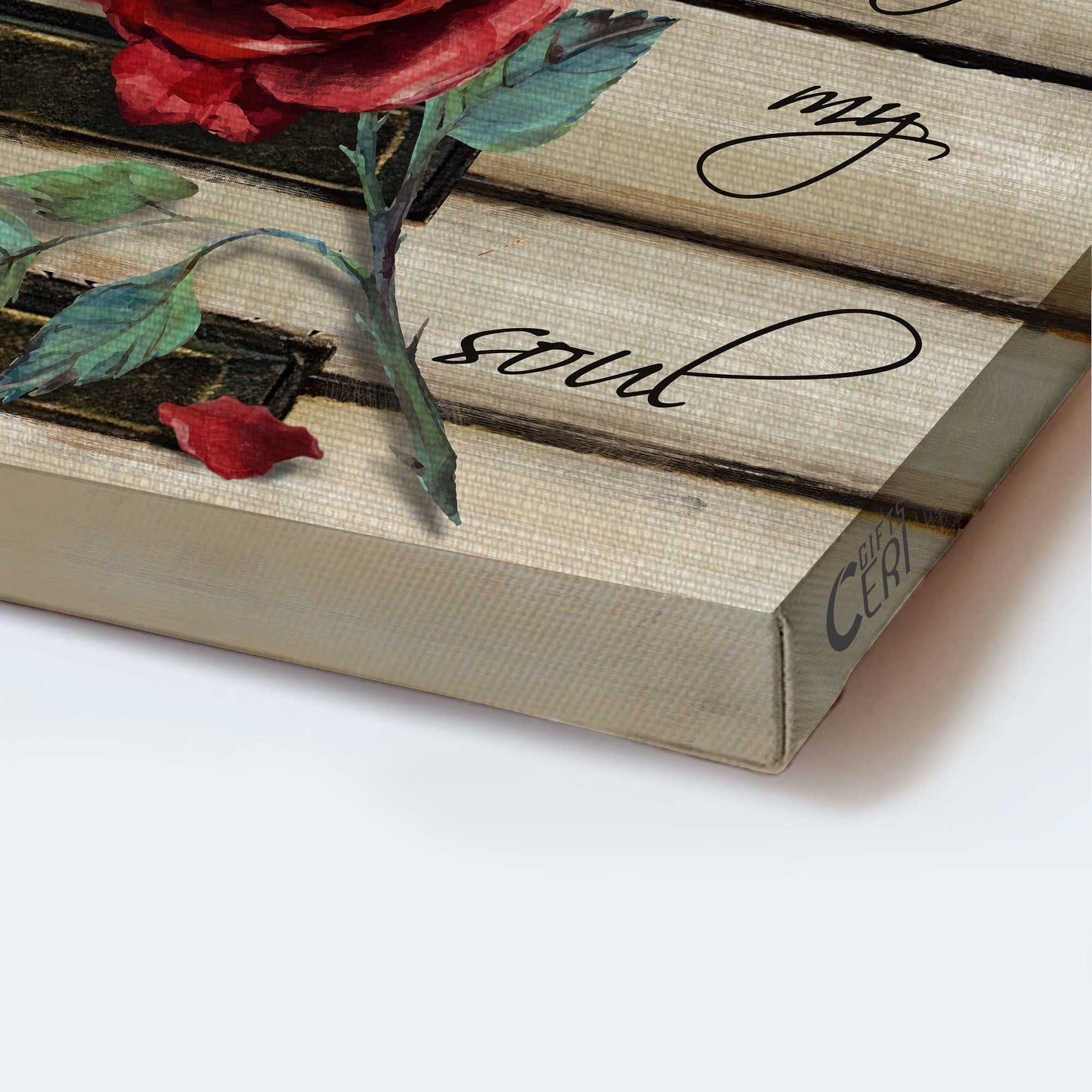 Jesus Portrait Canvas- Red rose painting, Piano drawing- Gift for Christian- It is well with my soul - Portrait Canvas Prints, Christian Wall Art