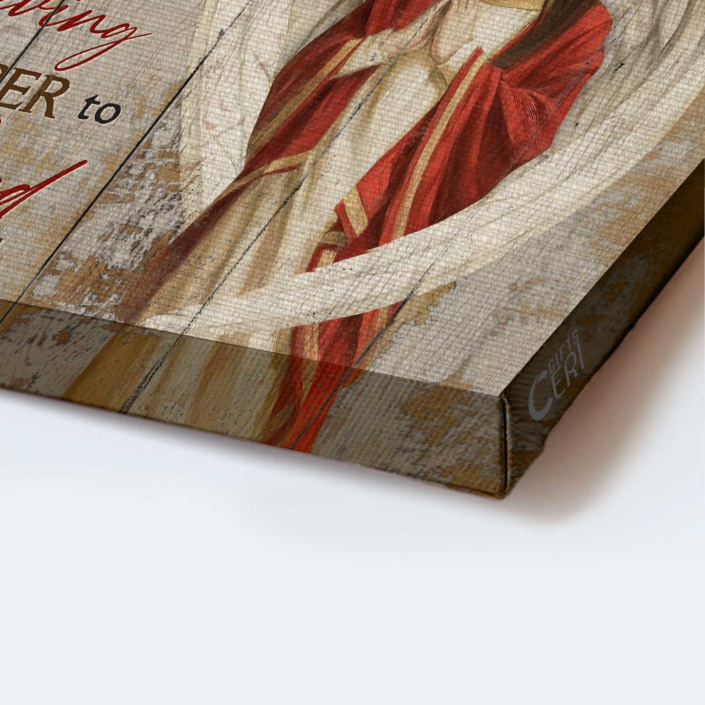 Memorial Landscape Canvas- Beautiful girl, Angel wings canvas- Gift for members family- Angels are always near