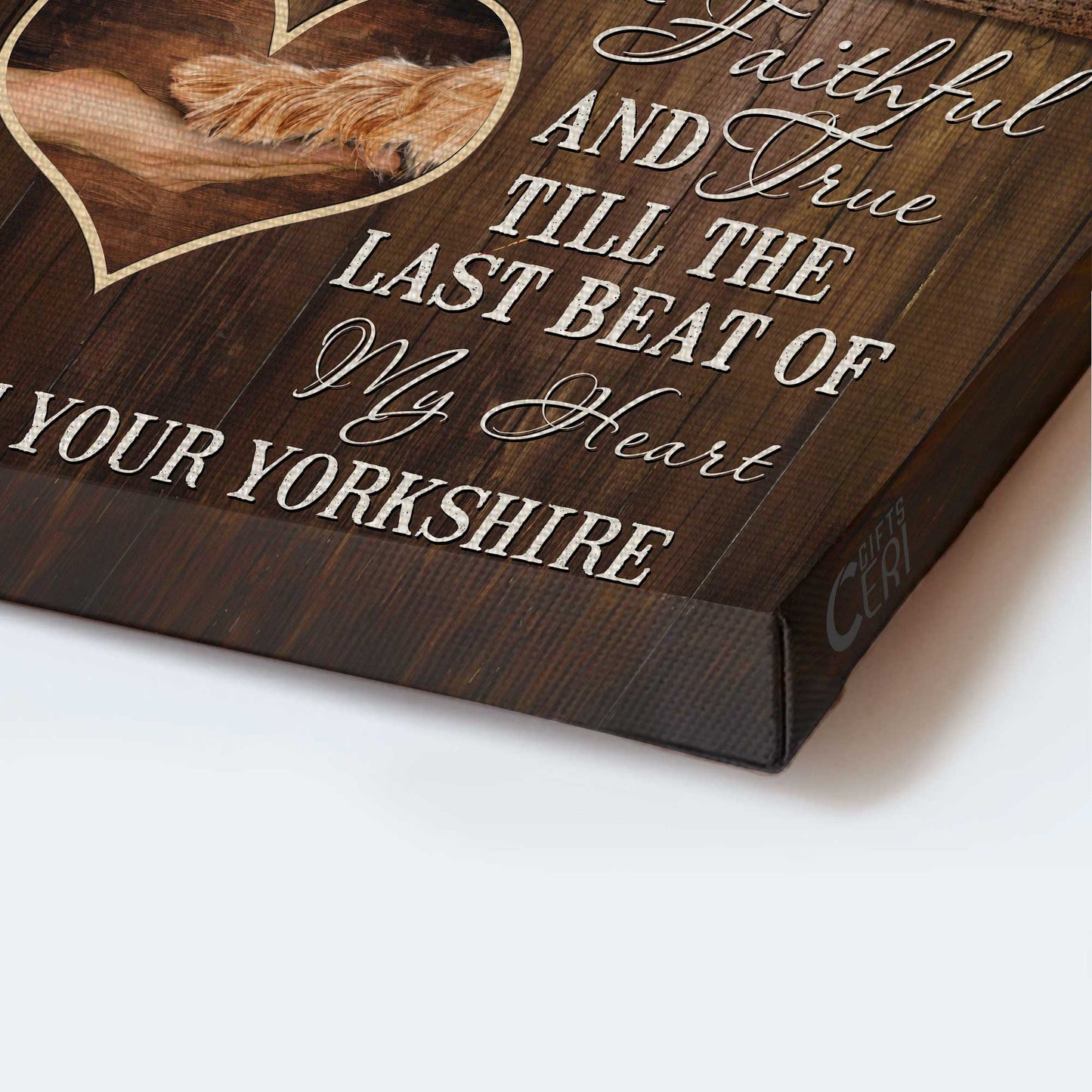 Yorkshire Terrier Dog Portrait Canvas - Yorkshire Terrier, Dog Picture Canvas - Gift for Yorkshire Terrier, Dog Lovers - I Will Be Yours Dog