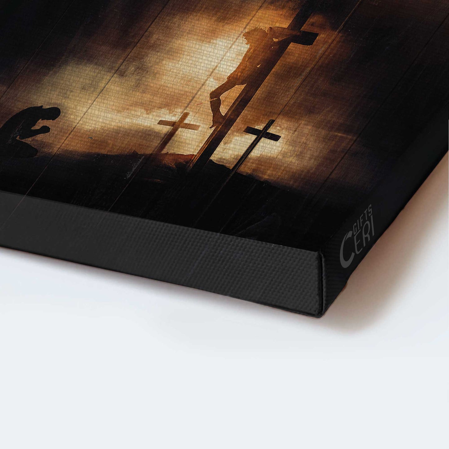 Jesus Portrait Canvas- Lion of Judah, Jesus profile painting, Praying with Jesus- Gift for Christian - Portrait Canvas Prints, Christian Wall Art