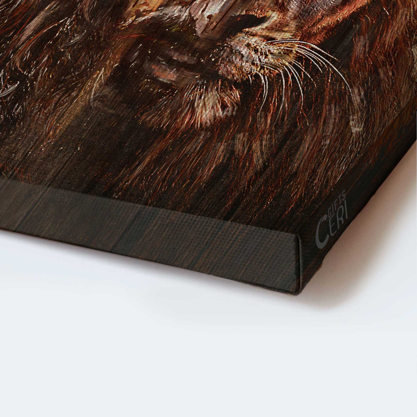 Jesus Portrait Canvas- Lion of Judah, Jesus the King, Awesome crowns, The great combination- Gift for Christian - Portrait Canvas Prints, Christian Wall Art