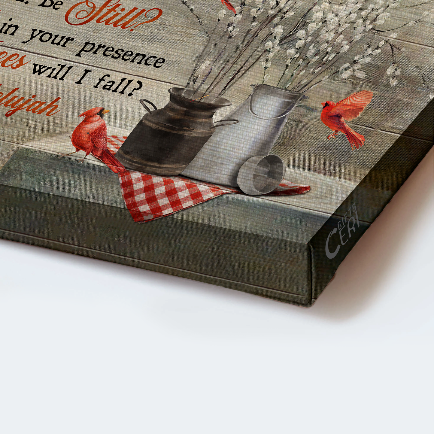 Jesus Landscape Canvas - Cardinal, Briar Canvas - Gift For Christian - I Can Only Imagine - Landscape Canvas