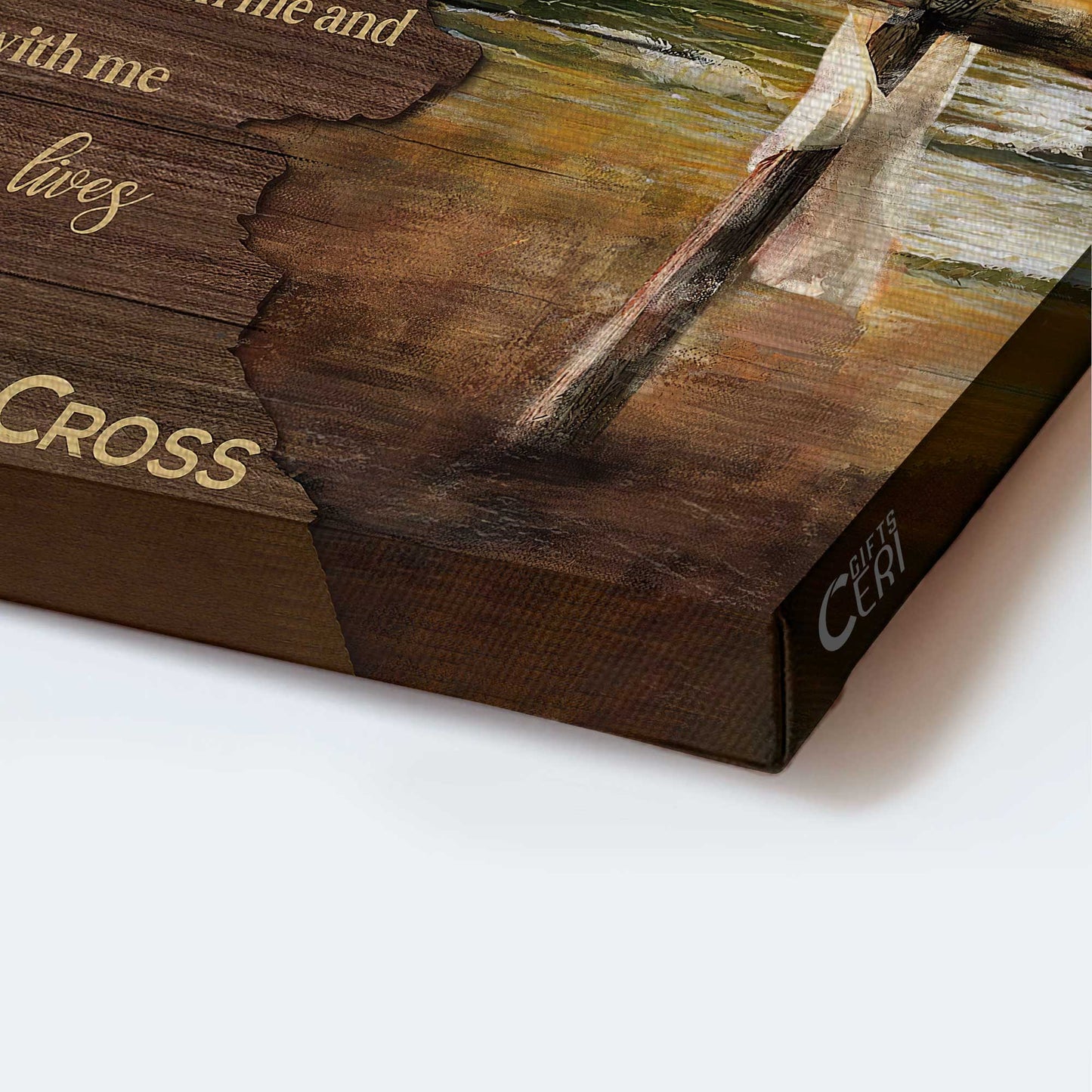 Jesus Landscape Canvas - Sunset On The Beach, Wooden Cross Canvas - Gift For Christian - I Still Believe In Amazing Grace Canvas