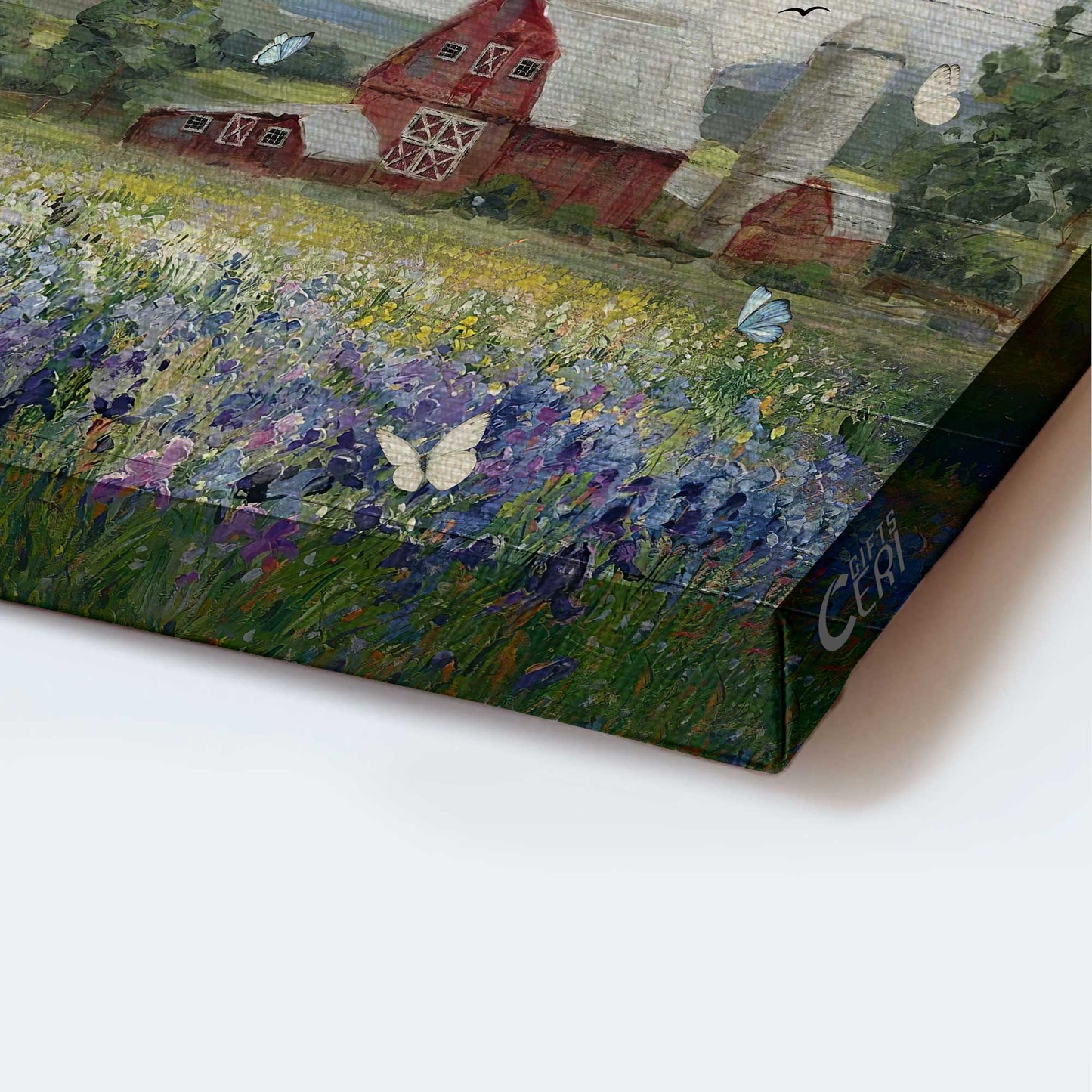 Jesus Landscape Canvas - Wonderful Flower Garden, Awesome Cross Canvas - Gift For Christian - Every Day Is A New Beginning Canvas