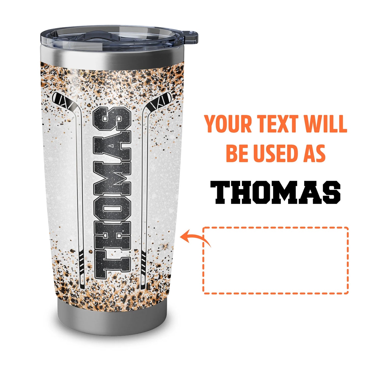 Best Personalized Mother's Day Gifts Tumbler - Custom Gift For Mother's Day, Presents for Mom - Hockey Mom Tumbler