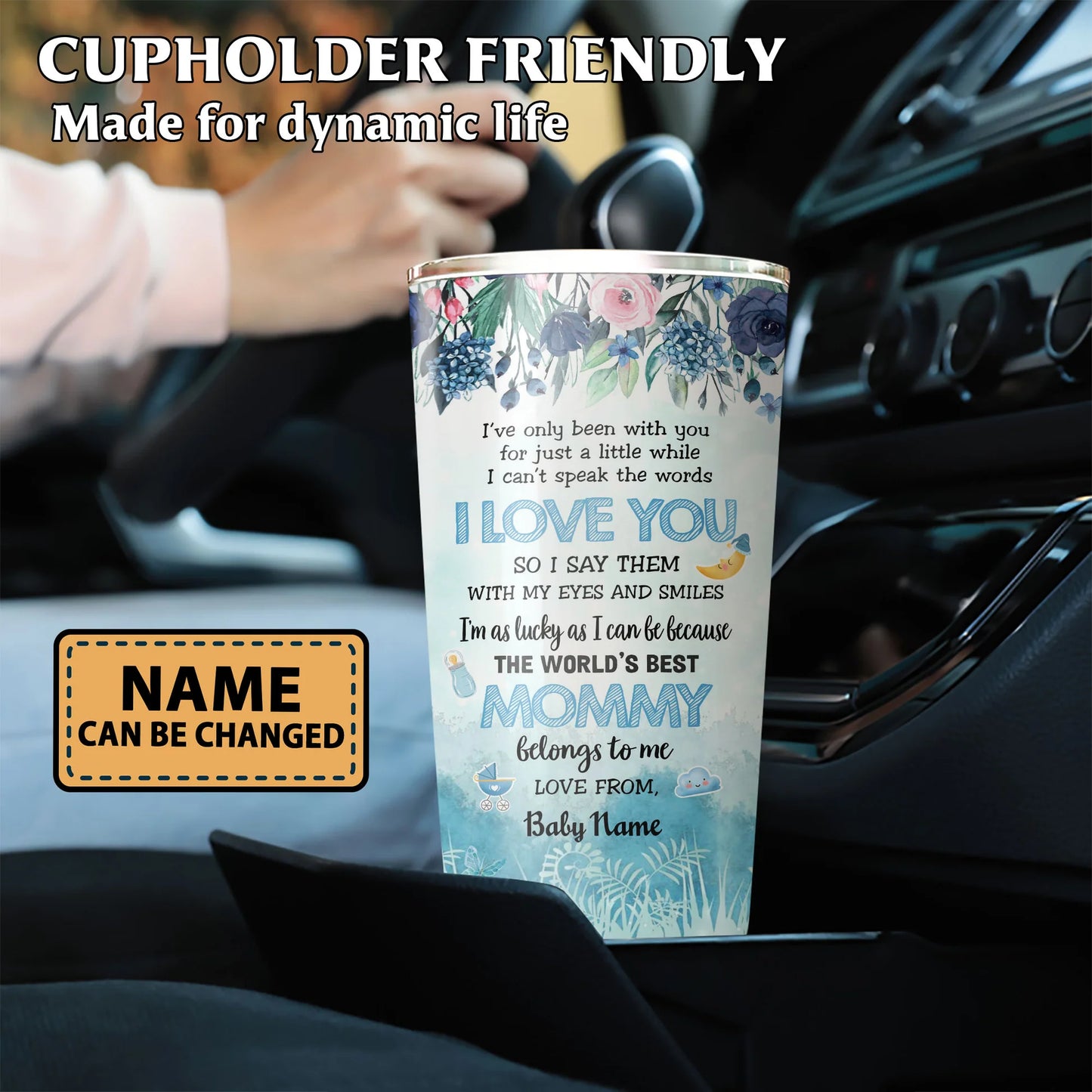 Personalized Mother's Day Gift Tumbler - Custom Gift For Mother's Day, Presents for Mom-Happy 1st Mother's Day You Are Doing A Great Job Mommy Tumbler