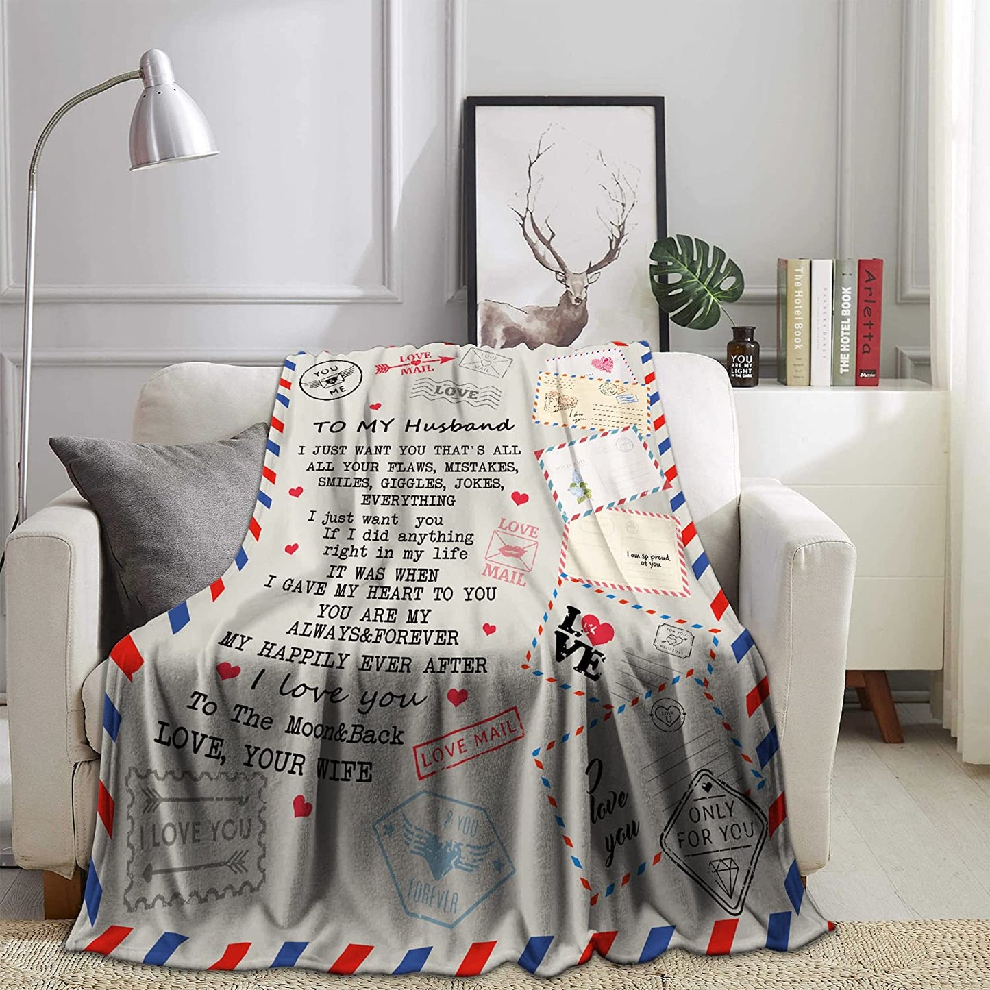 Gift For Husband, Couple Blanket, I Just Want To That'ss All Blanket, Email Idea Throw Blanket Warm Cozy Throws For Bed Sofa - Valentine, Christmas, Wedding Anniversary Fleece Blanket