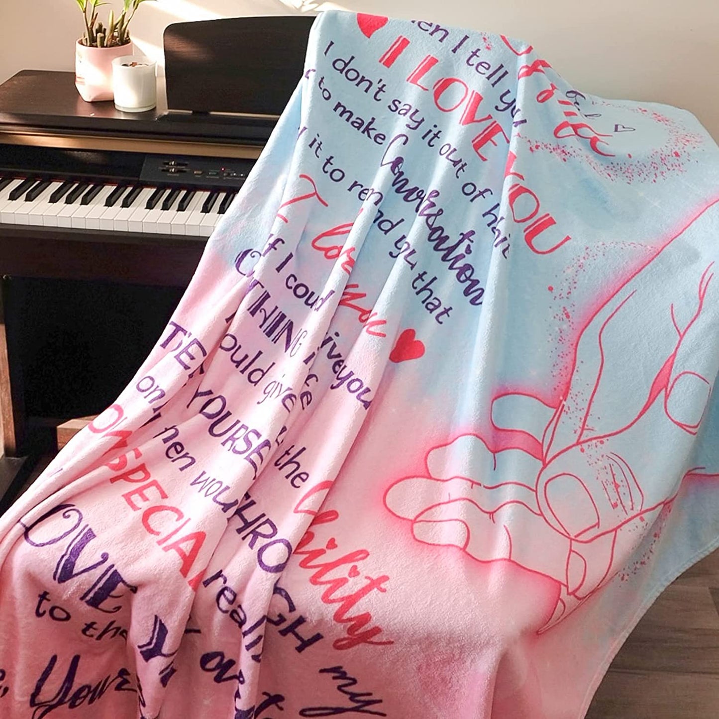 Gifts For Valentine Blanket, To My Wife Blanket From Husband, Gift For Her Valentine's Day Wedding Anniversary Christmas Romantic Gifts for Her Wife Birthday Gift Ideas Presents for Her Wife Blanket