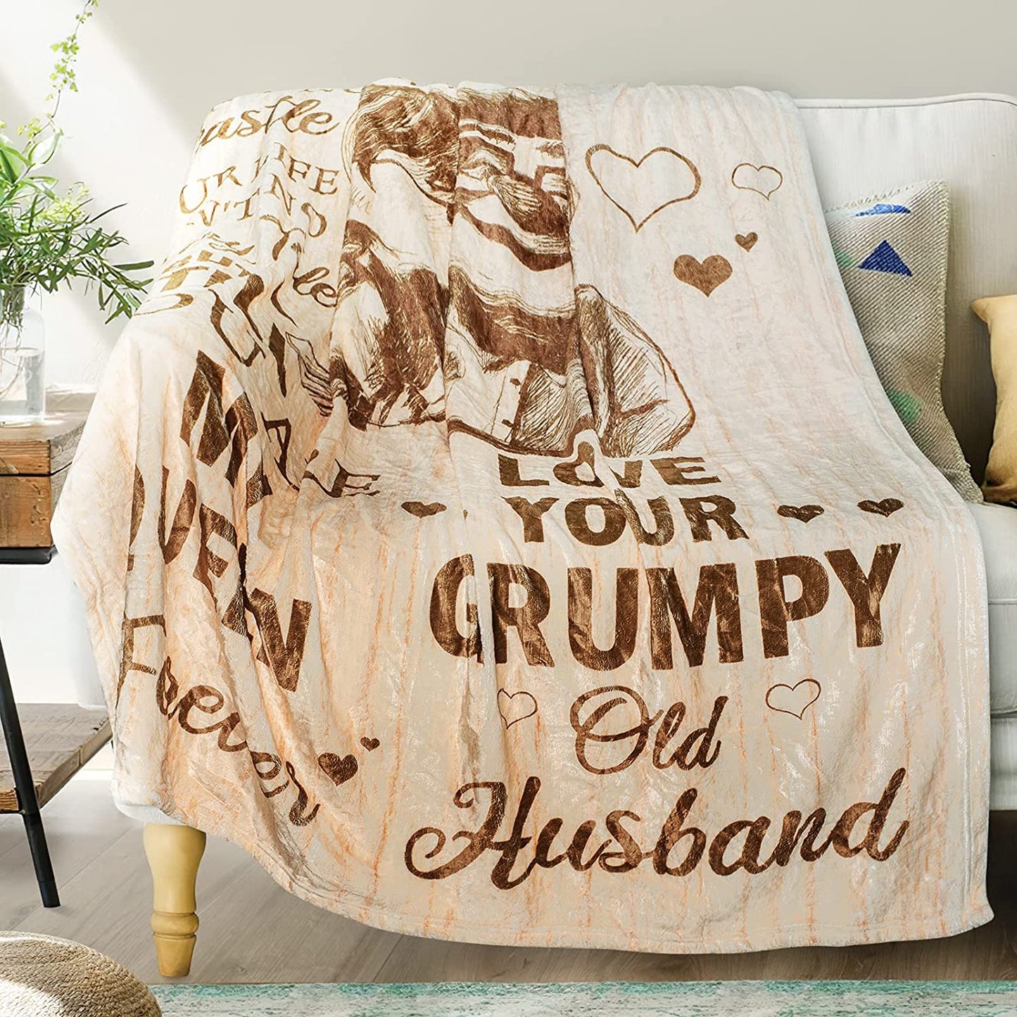 Gift For Wife Blanket - You Are My Queen, To My Wife Blanket - Gift From Husband Anniversary, Valentines, Mother's Day, Christmas, Birthday Blanket