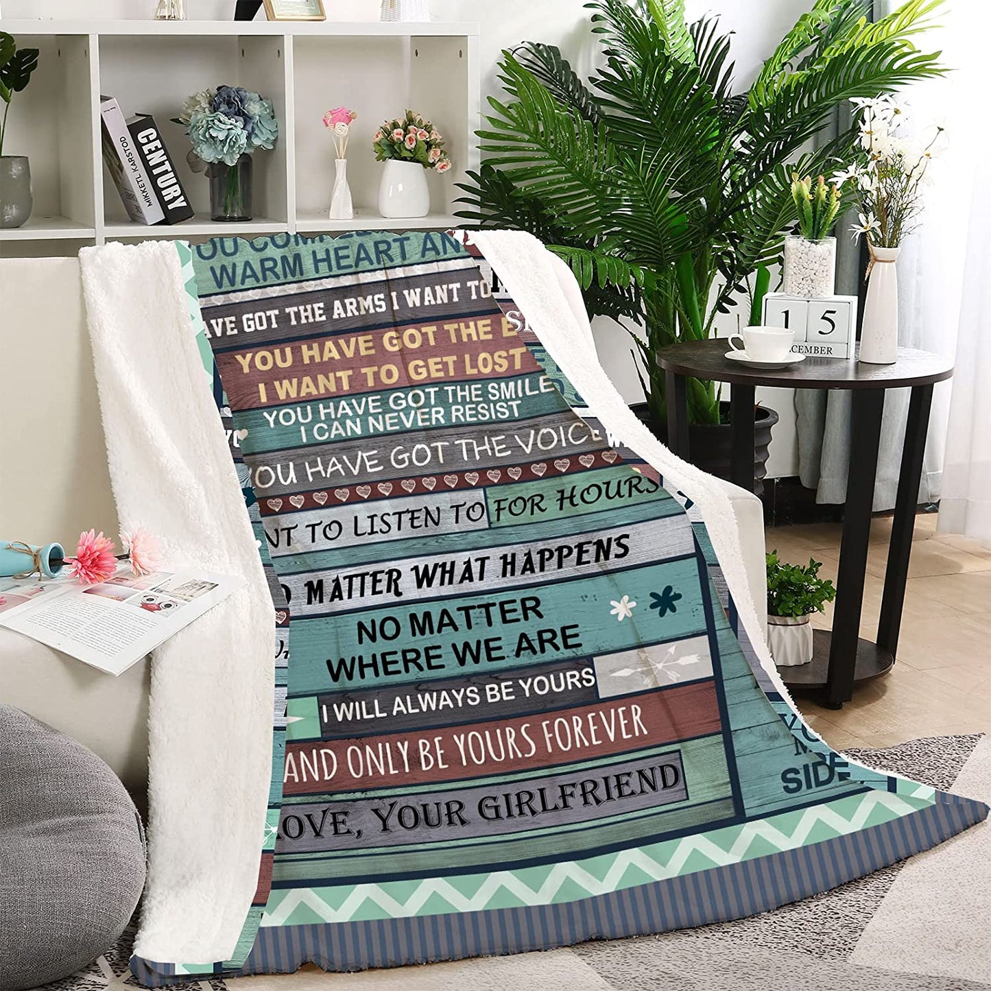 Gift For Boyfriend Blanket - To My Boyfriend Blanket - Romantic Gift For Boyfriend From Girlfriend, Birthday, Christmas, Valentines, Anniversary Blanket - You Are My Love Blanket