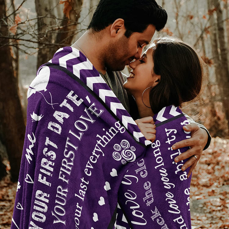 Wife Valentine's Day Gift - Best Gifts Romantic For Wife From Husband - Wife Anniversary Blanket Gift For Her - Gifts For Wife Birthday Valentines