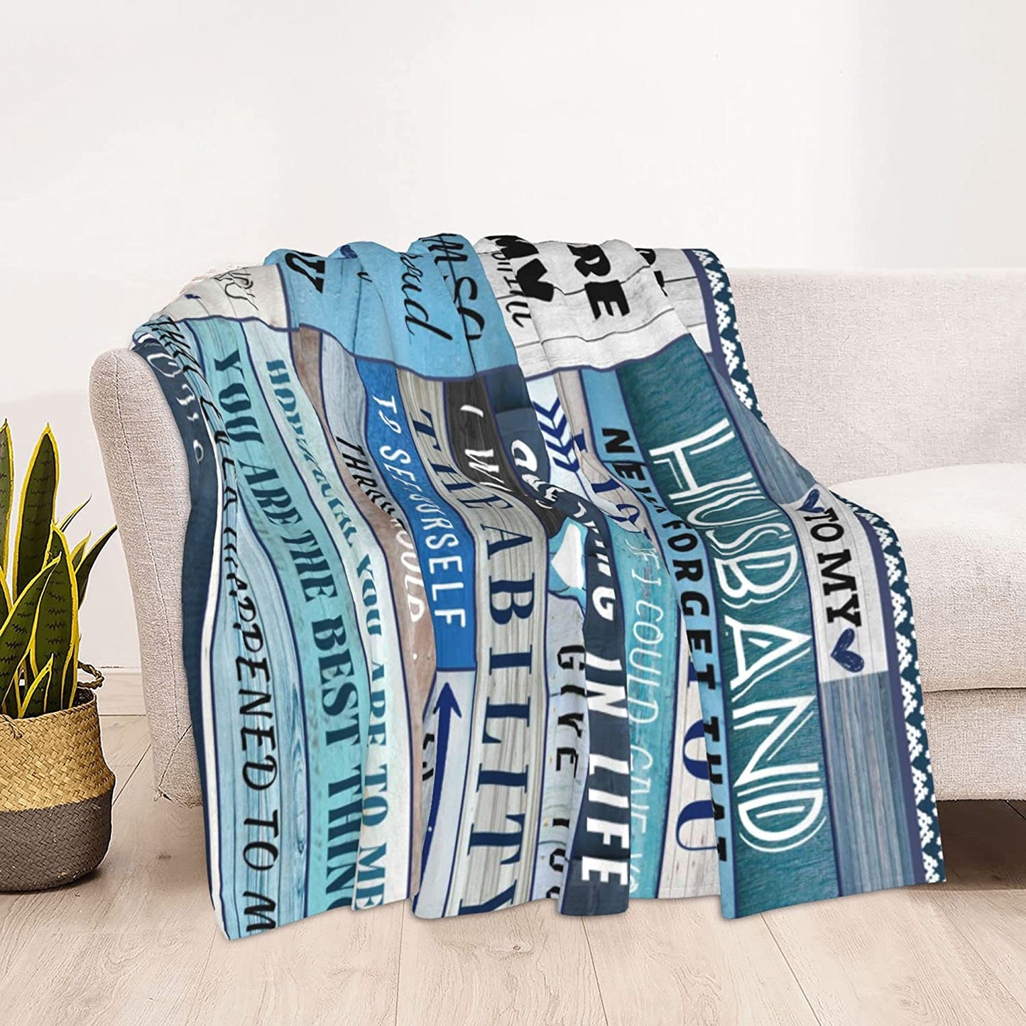 Gift For Husband, Couple Blanket, I Love You To The Moon And Back Blanket , You Are My Sunshine Blanket - Valentine, Christmas, Wedding, Anniversary Fleece Blanket