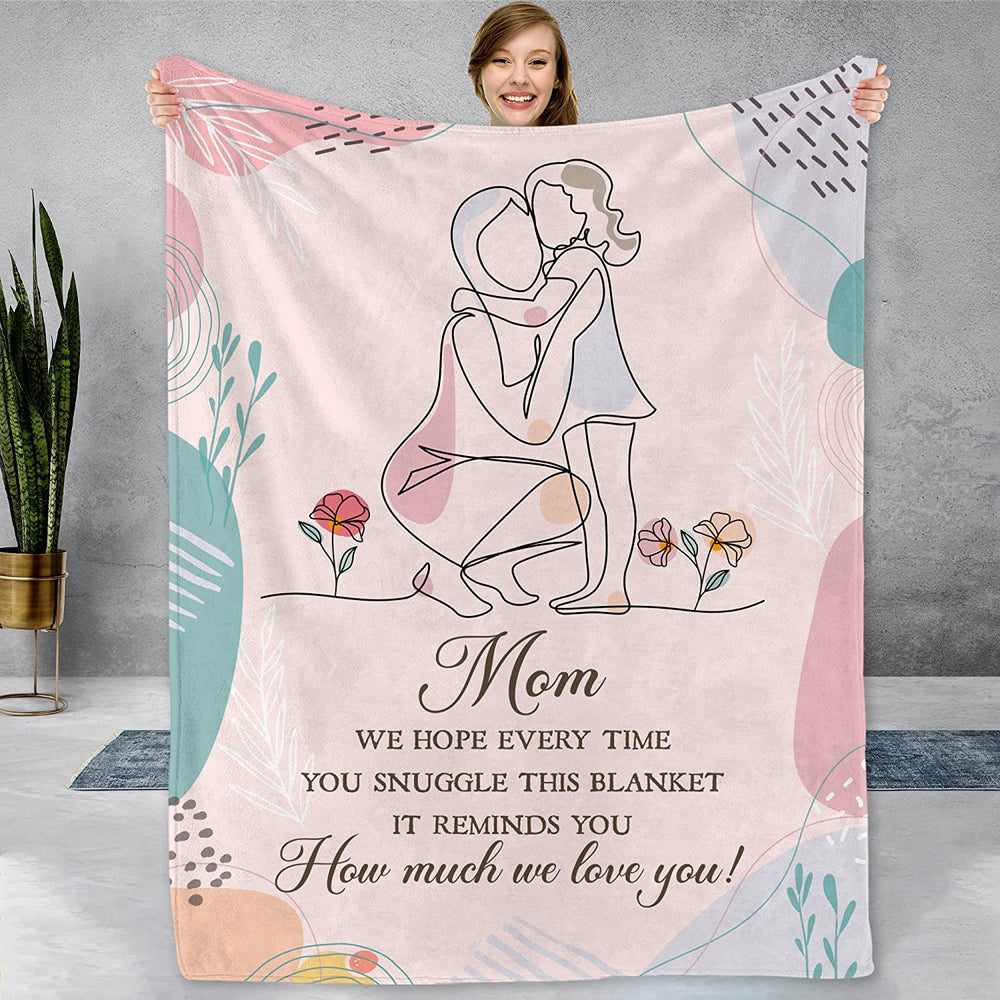 Mother Day Gifts For Mom From Daughter Son, Blanket For Mom Mother, Birthday Christmas New Year Gifts Idea