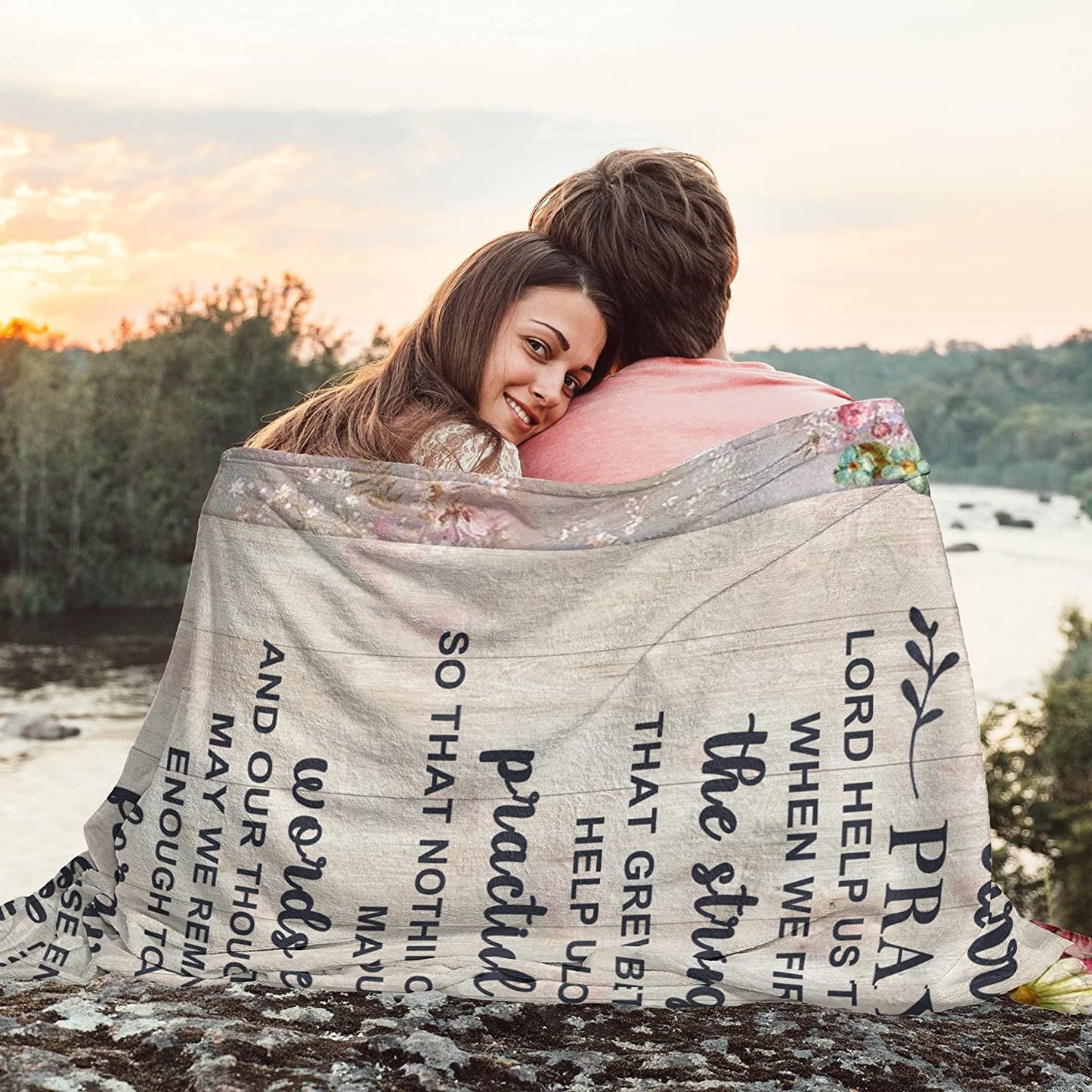 Gift For Couple Blanket - Marriage Prayer Blanket - Gift For Wife, Husband, Couple, Engagement, Valentine's Day, Anniversary Blanket