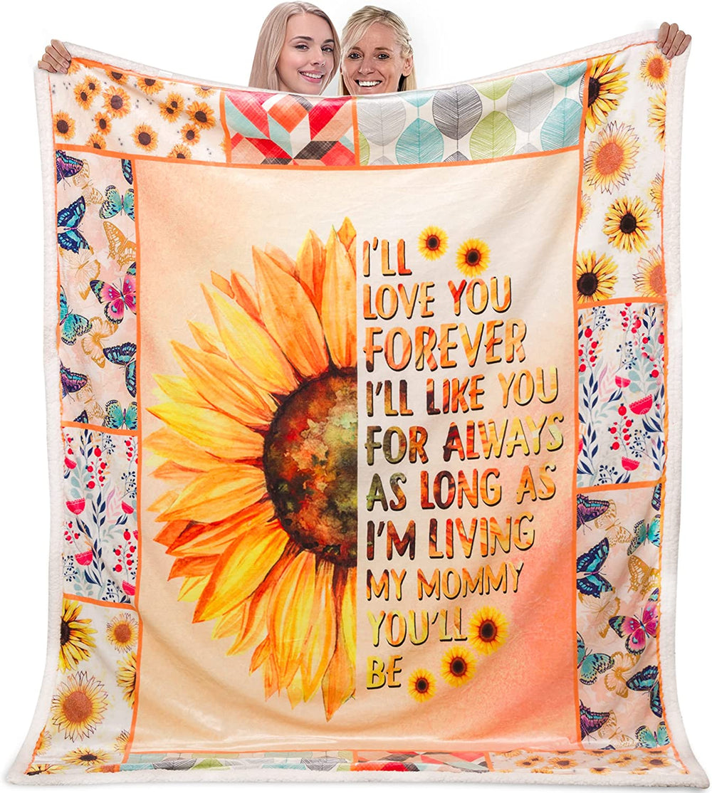 Gifts for Mom Blanket Mom Birthday Gifts Mom, Mother's Day Gifts from Daughters, Birthday Gifts for Mom New Mom Gifts for Women Soft