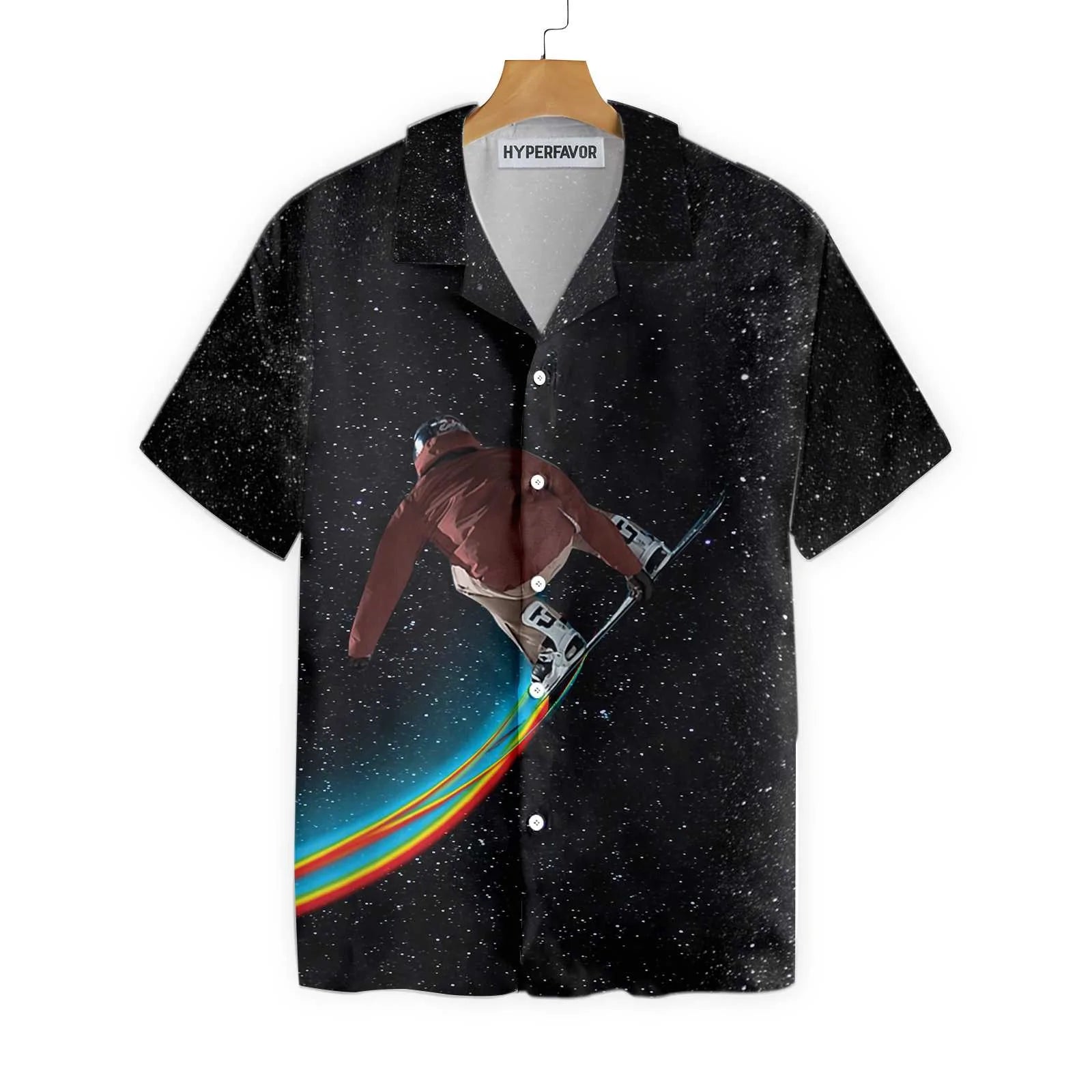 3D The Sky Hawaiian Shirt, Aloha Shirt For Men - Perfect Gift For Fishing Lovers, Friends, Husband, Boyfriend, Family