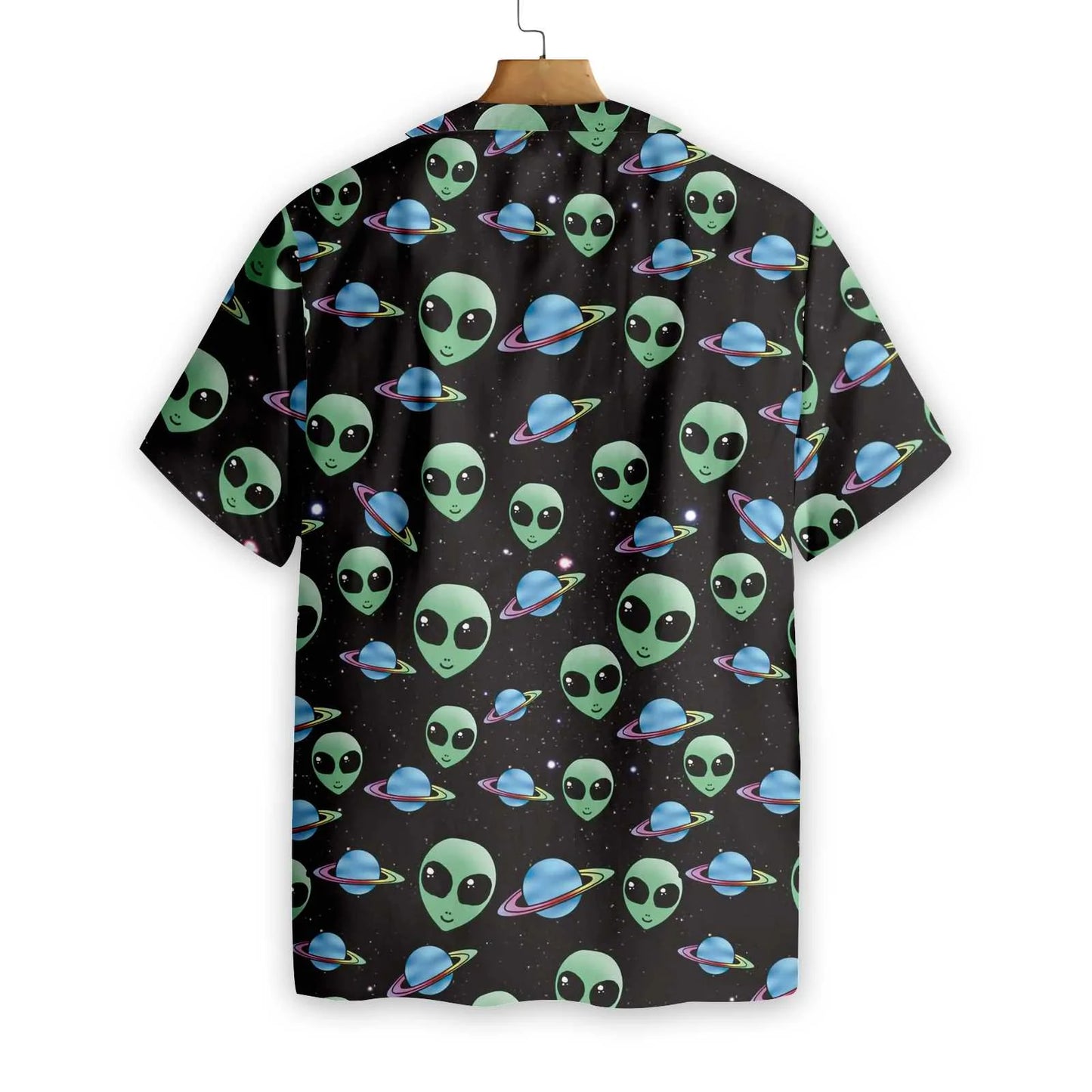 Alien Planet Hawaiian Shirt, Sky Galaxy Aloha Shirt For Men And Women, Perfect Gift For Friends, Husband, Boyfriend, Wife, Girlfriend, Family