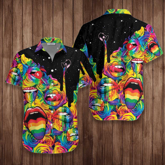 Always Proud LGBT Hawaiian Shirt, Rainbow Flag Aloha Shirt For Men And Women, Best Gift For Proud LGBT