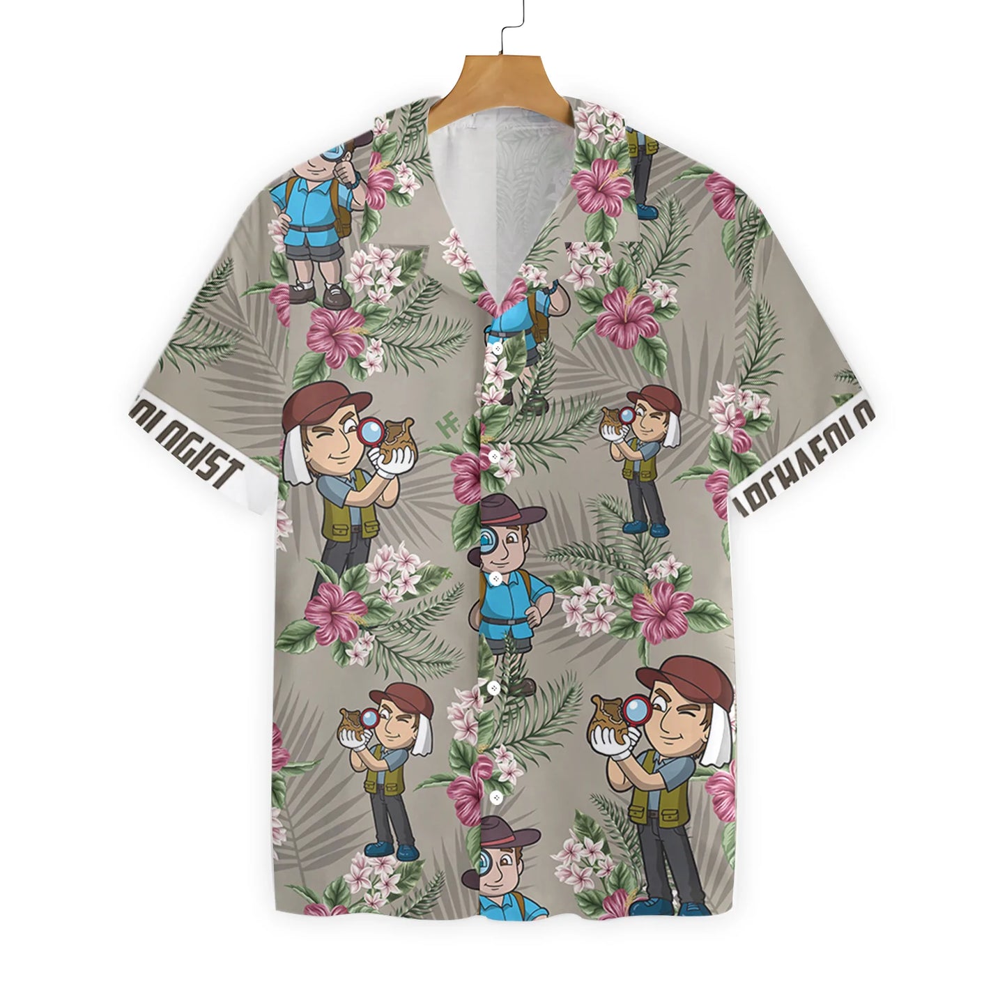 Archaeologist Proud Hawaiian Shirt, Tropical Flower Aloha Shirt For Men & Women, Best Gift For Summer, Husband, Wife, Boyfriend, Girlfriend