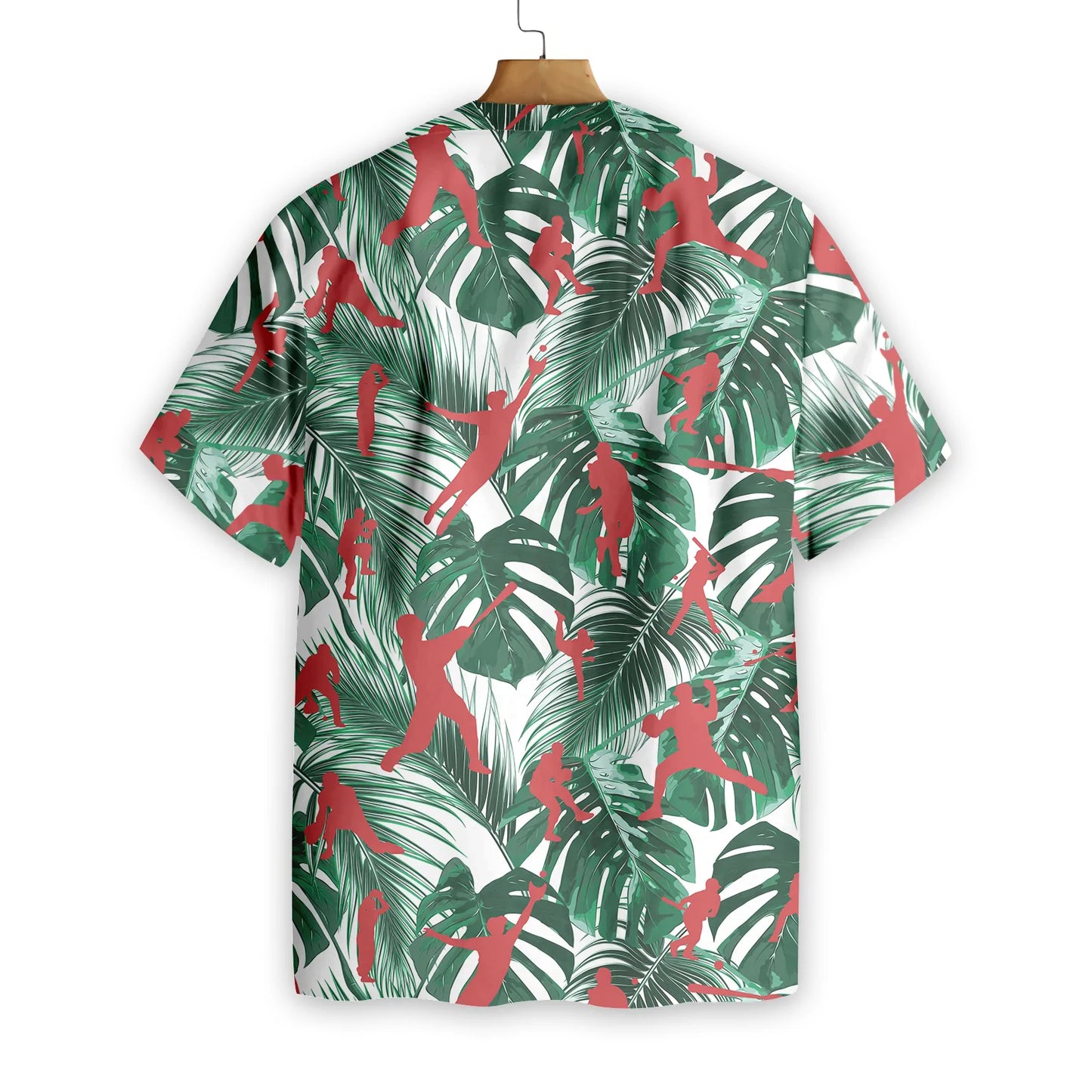 Baseball Hawaiian Shirt, Tropical Pattern Aloha Shirt Summer For Men, Best Gift For Summer, Husband, Boyfriend