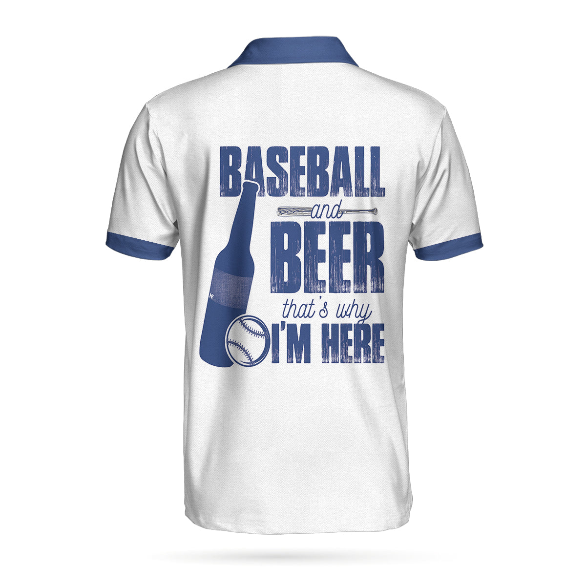 Best Baseball Men Polo Shirt, Baseball And Beer That's Why I'm Here Short Sleeve Shirt For Men, Home Run Polo Shirt, Gift For Golfers