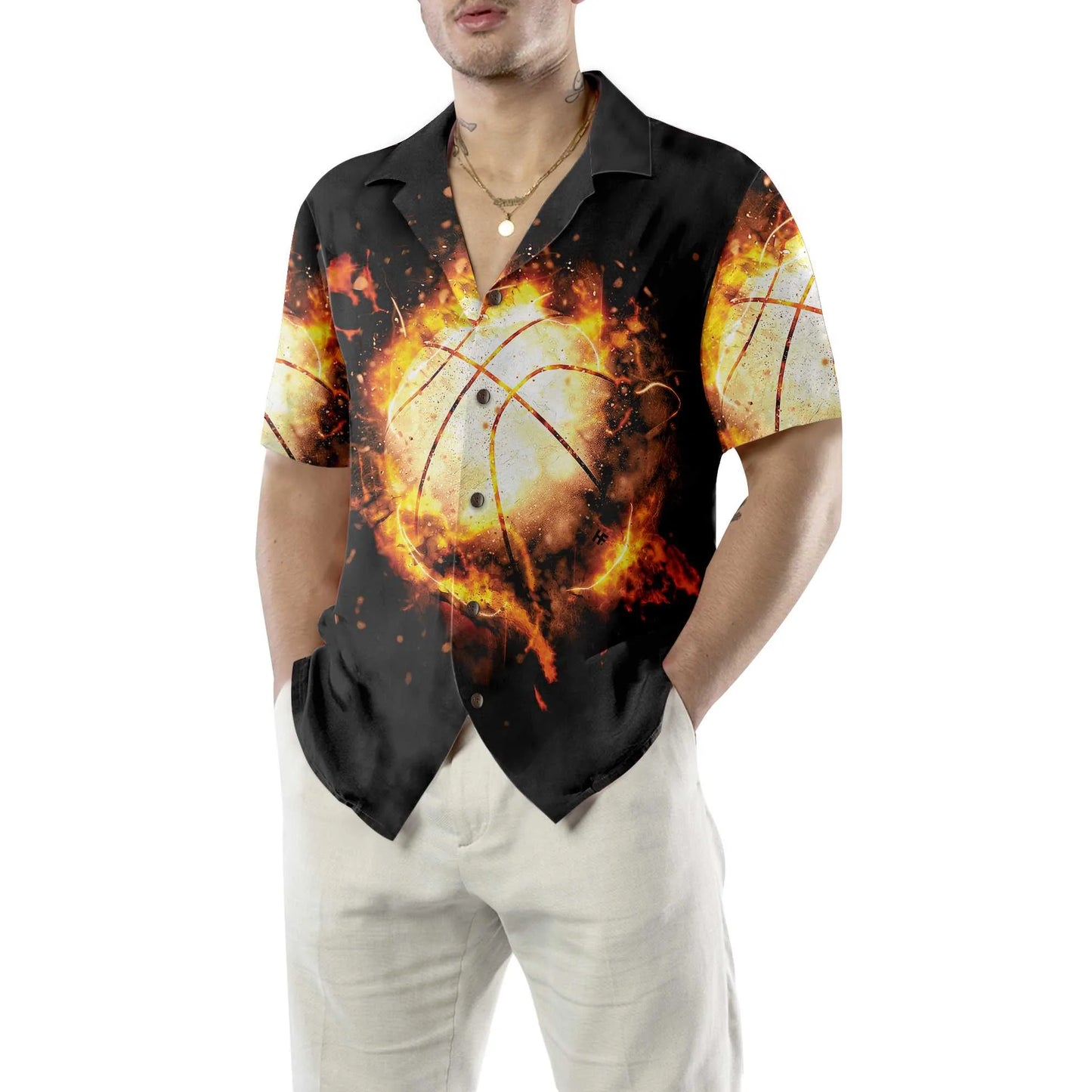 Baseball Ball Don't Lie Hawaiian Shirt, Red Flame Baseball Aloha Shirt Summer For Baseball Players, Best Baseball Gift Shirt