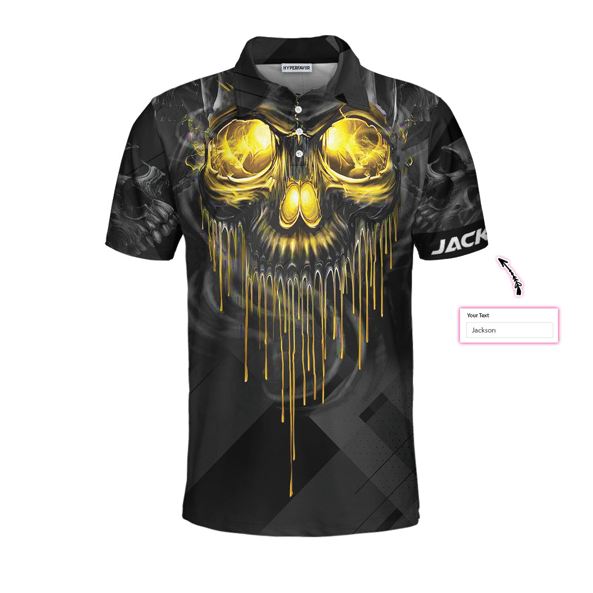 Men Polo Shirt - Billiards Pool Player Skull Custom Polo Shirt, Skull Billiards Shirt For Billiards Players, Personalized Billiards Gift