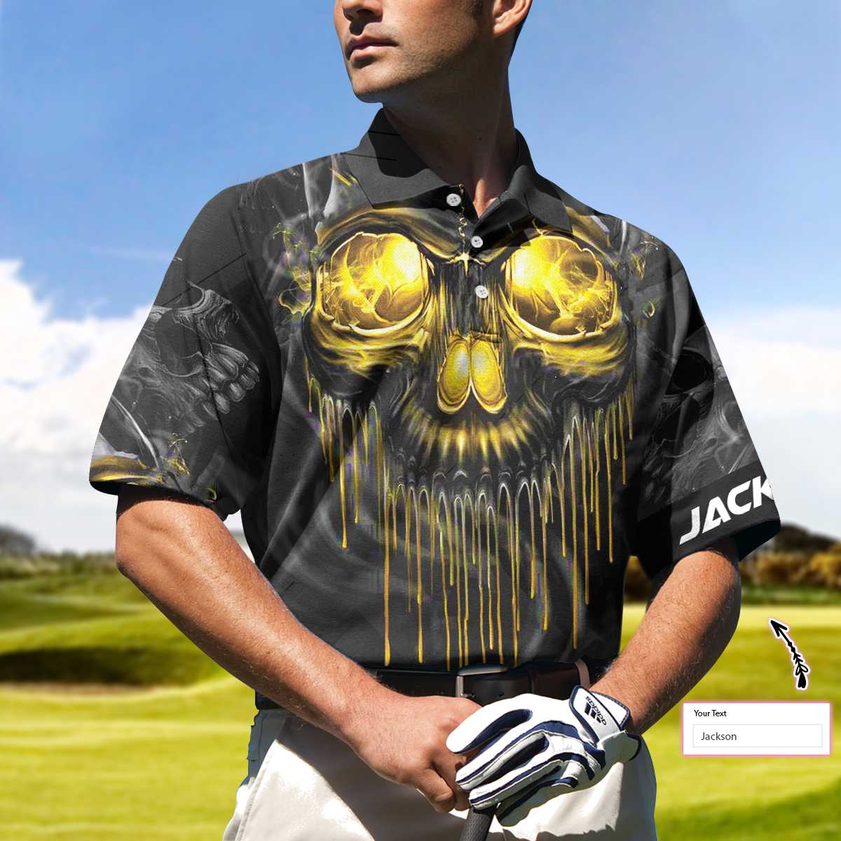 Men Polo Shirt - Billiards Pool Player Skull Custom Polo Shirt, Skull Billiards Shirt For Billiards Players, Personalized Billiards Gift