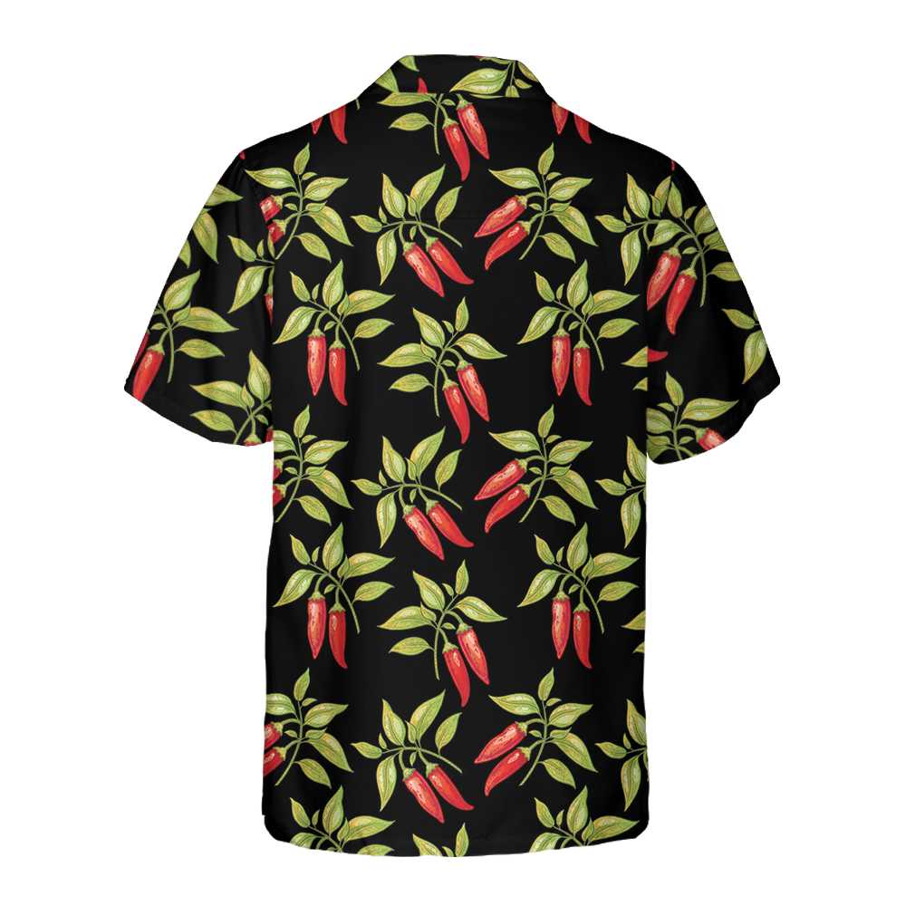 Bushes Of Red Chili Peppers Hawaiian Shirt, Funny Red Pepper Shirt For Men, Red Hot Chilli Shirt Best Gift For Friend, Family