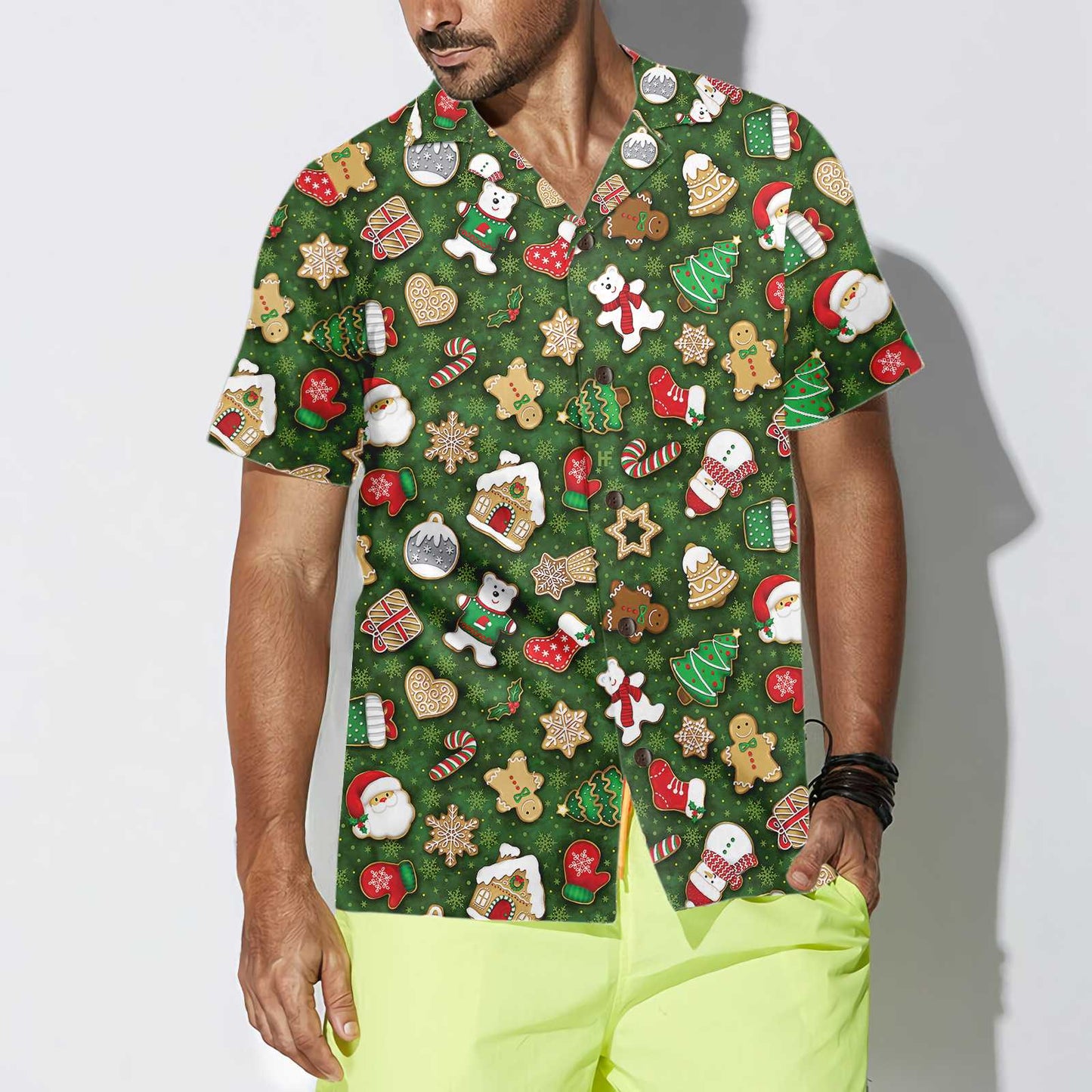 Christmas All Over Cookies Hawaiian Shirt, Funny Christmas Shirt, Best Gift For Christmas, Friend, Family