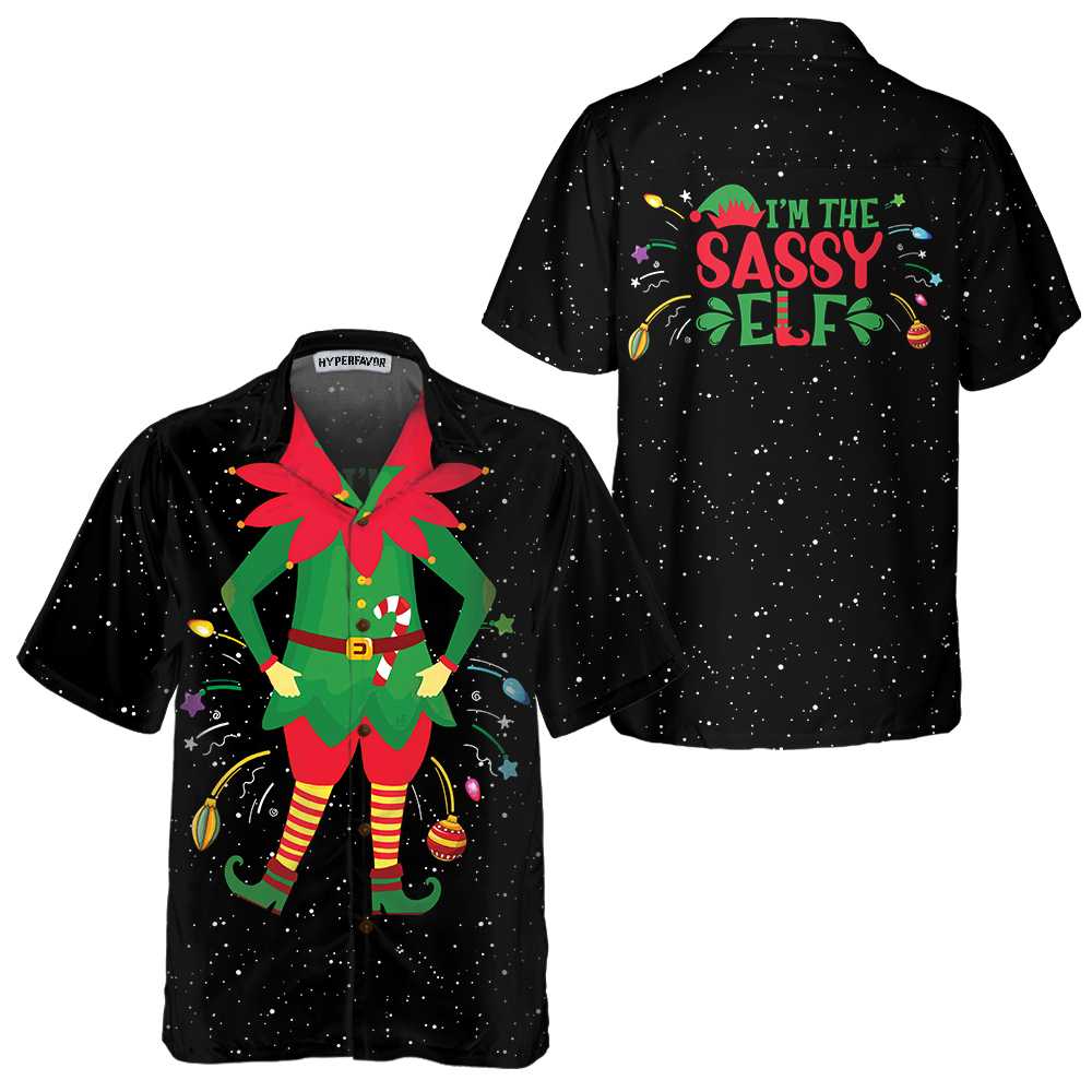 Christmas Elf Costume Hawaiian Shirt, Funny Elf Christmas Shirt, Best Christmas Gift Idea, Best Christmas Gift For lover, Friend, Family