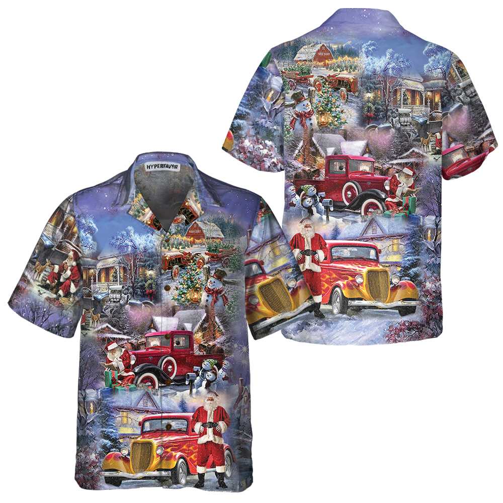 Christmas Is Better With Hod Rod Hawaiian Shirt, Funny Christmas Shirt, Unique Xmas Gift Idea, Best Christmas Gift For lover, Friend, Family