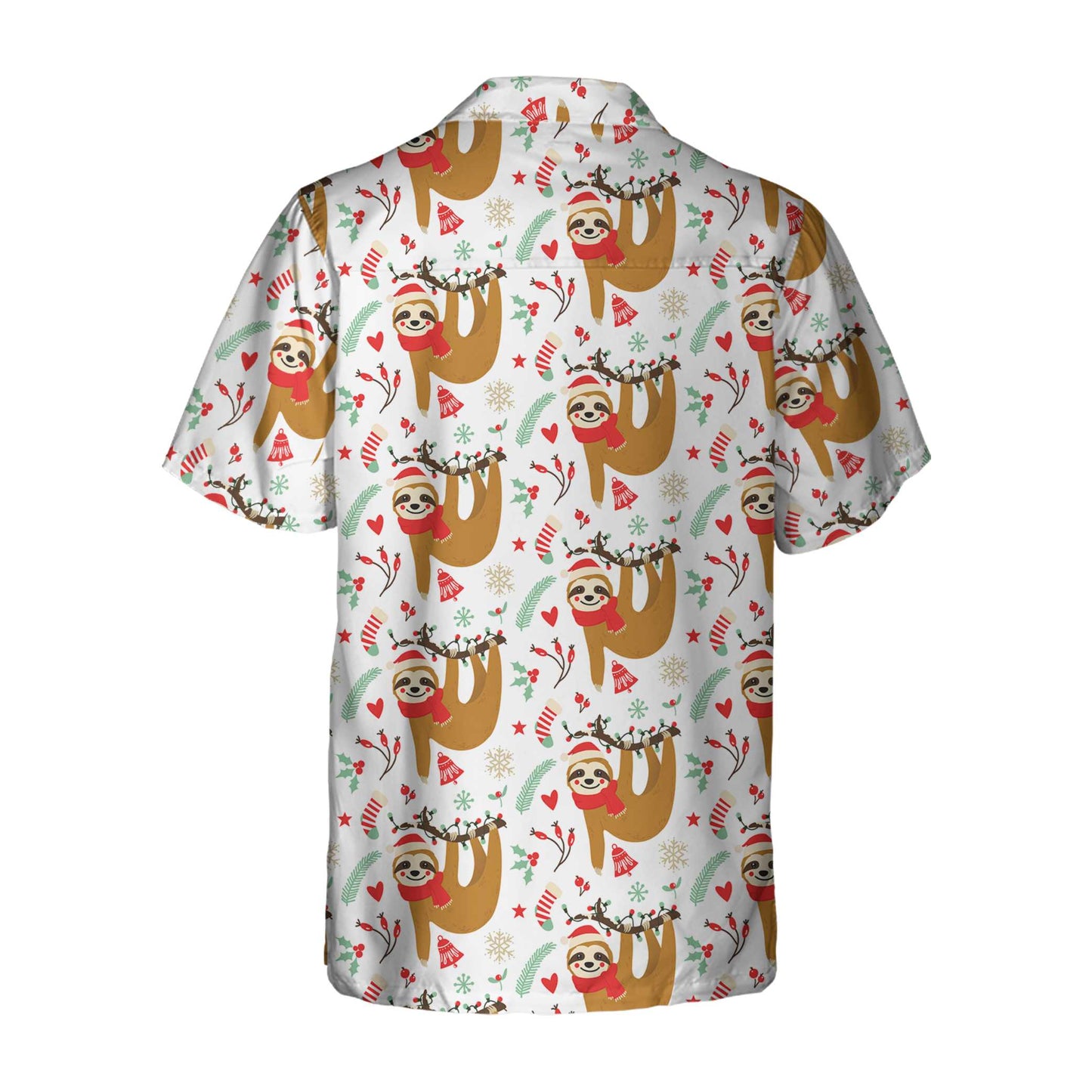 Christmas Lazy Sloths Hawaiian Shirt, Funny Sloth Christmas Shirt, Best Christmas Gift For lover, Friend, Family