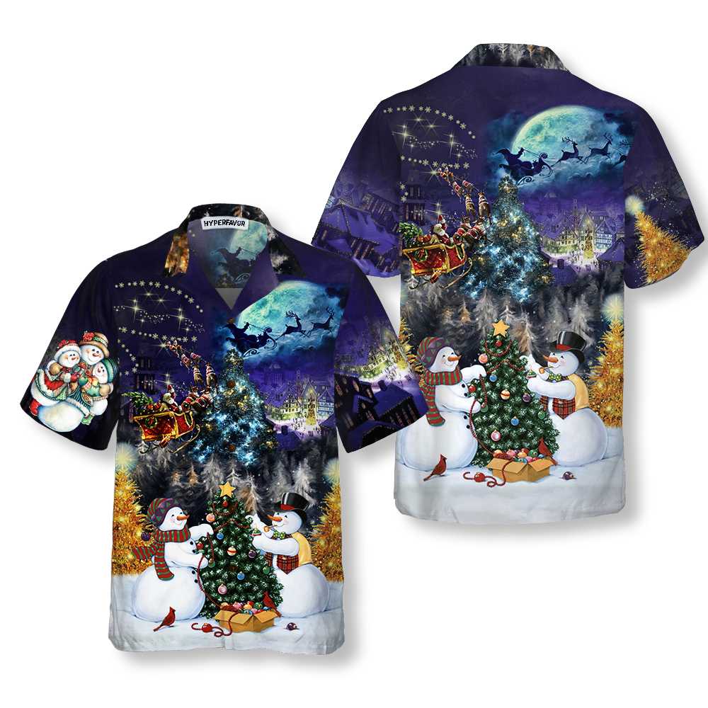 Christmas Night With Family Hawaiian Shirt, Funny Christmas Shirt, Best Xmas Gift Idea, Best Christmas Gift For lover, Friend, Family