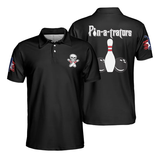 David Schultze Polo Shirt, Bowling Men Polo Shirt, Short Sleeve Men Polo Shirt, Best Gift For Bowing Lover, Gift For Men