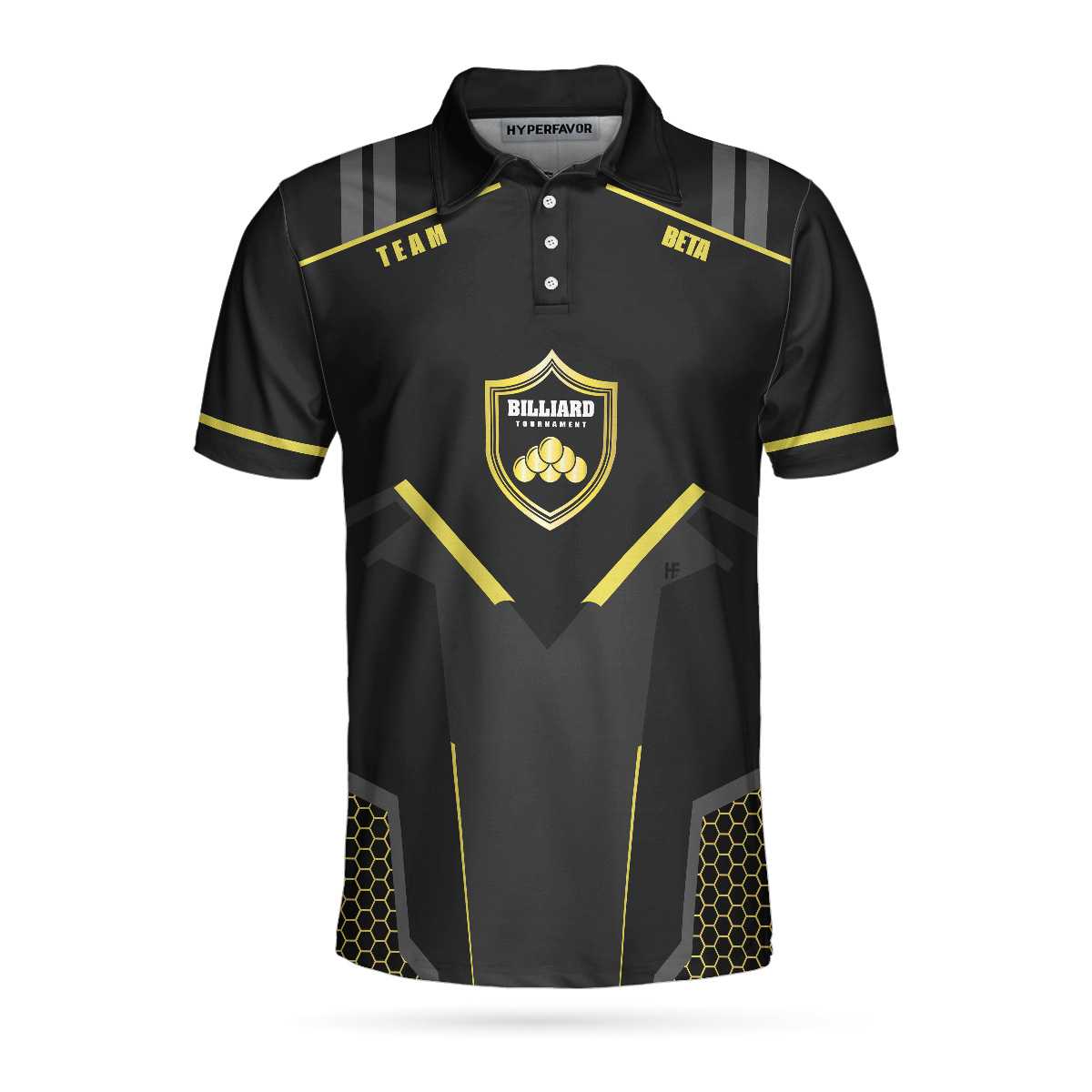 Personalized Billiards Men Polo Shirt, Golden Team Billiards Team Custom Shirt For Men, Best Custom Billiards Gift